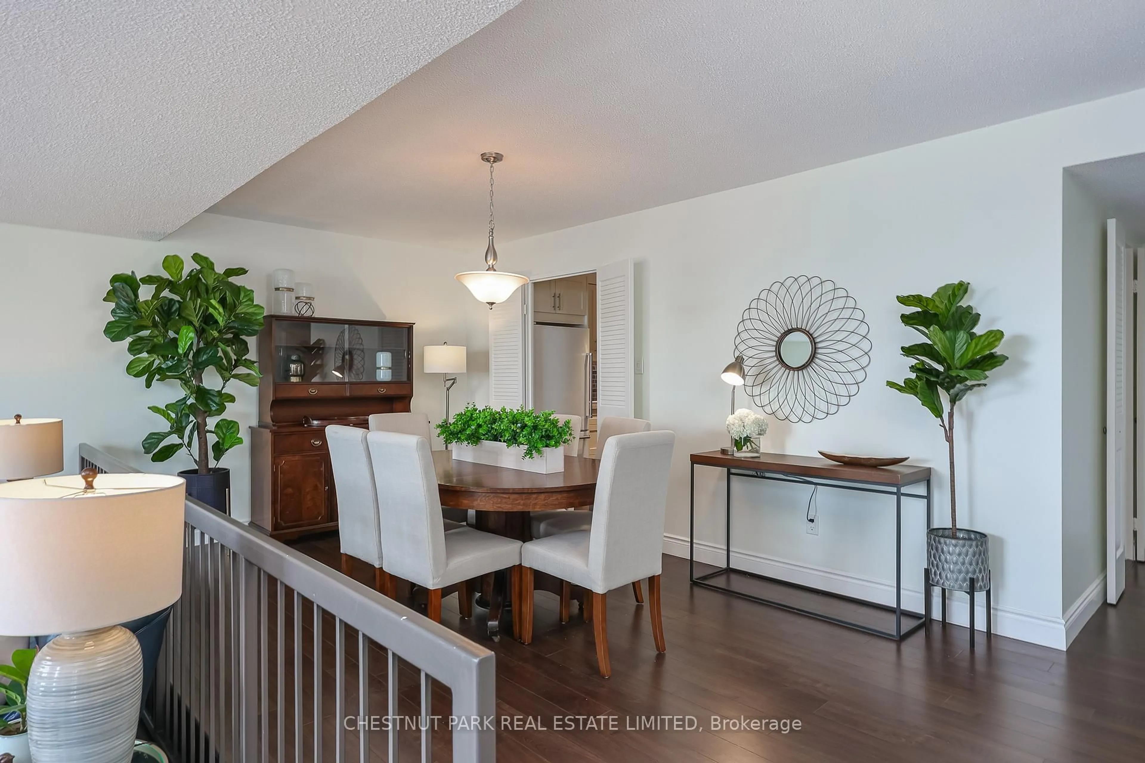 Dining room, wood/laminate floor for 2185 Marine Dr #503, Oakville Ontario L6L 5L6