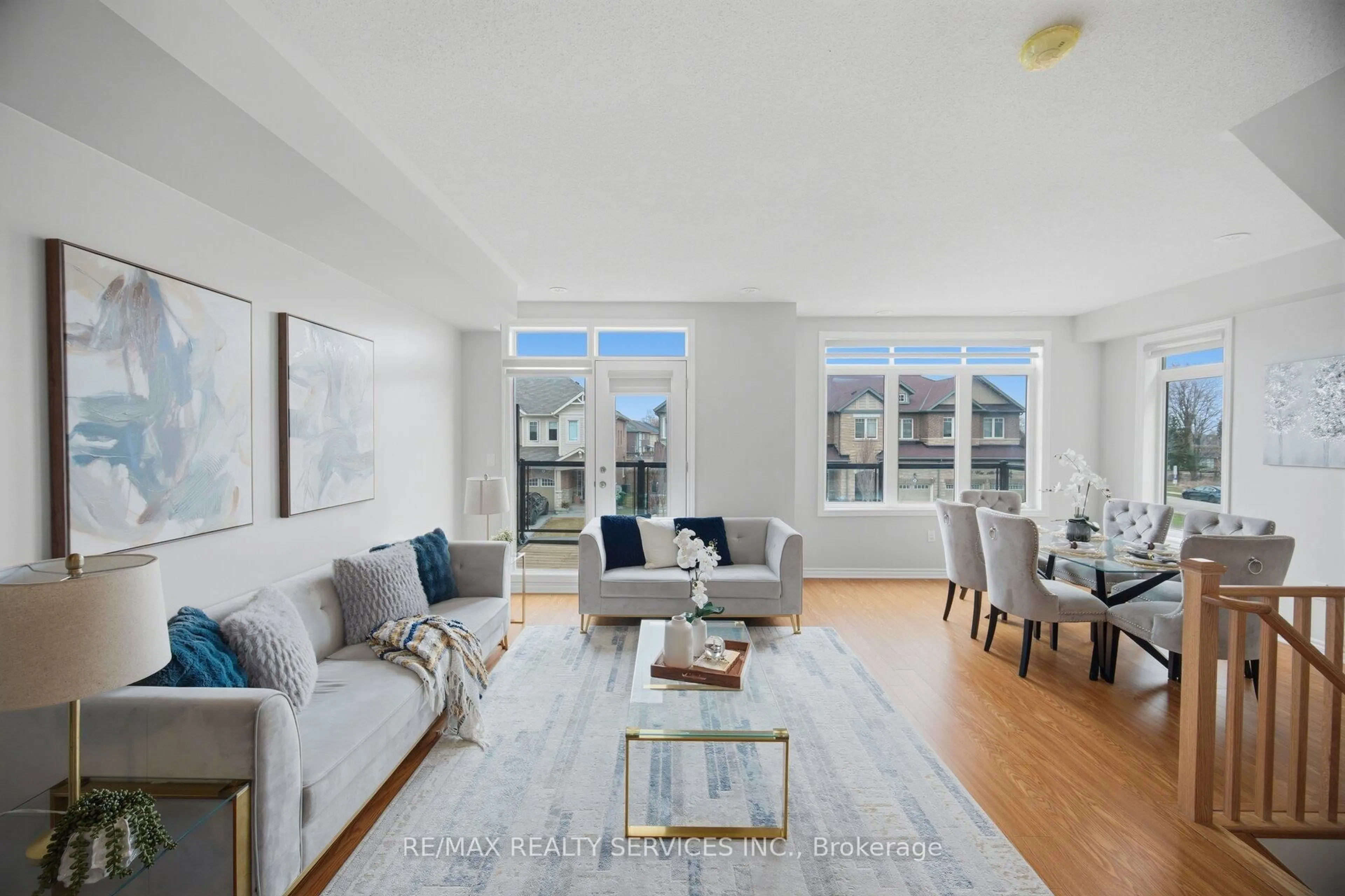 Living room with furniture, unknown for 12 Waterville Way, Caledon Ontario L7C 4L4