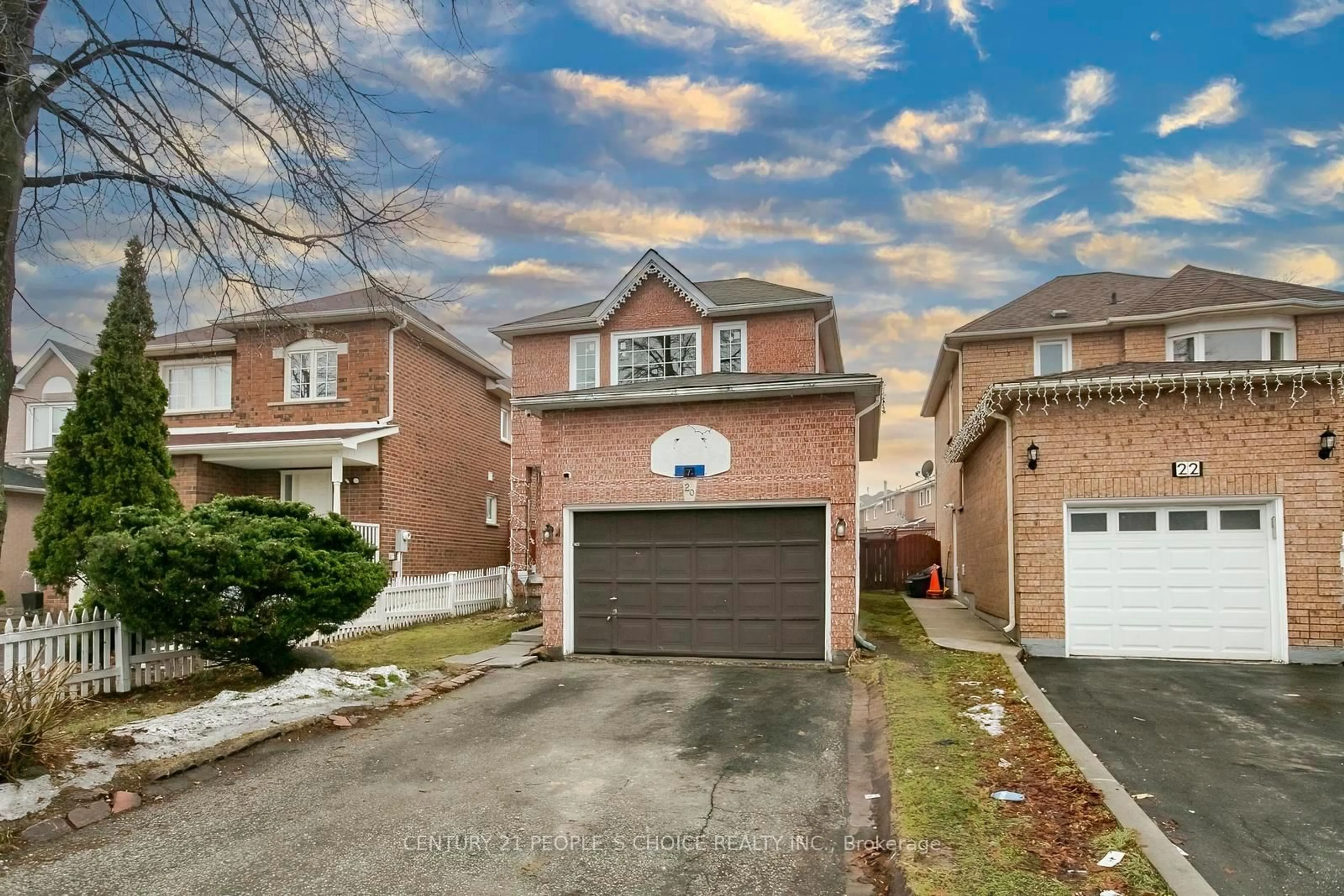 Home with brick exterior material, street for 20 Letty Ave, Brampton Ontario L6Y 4T3