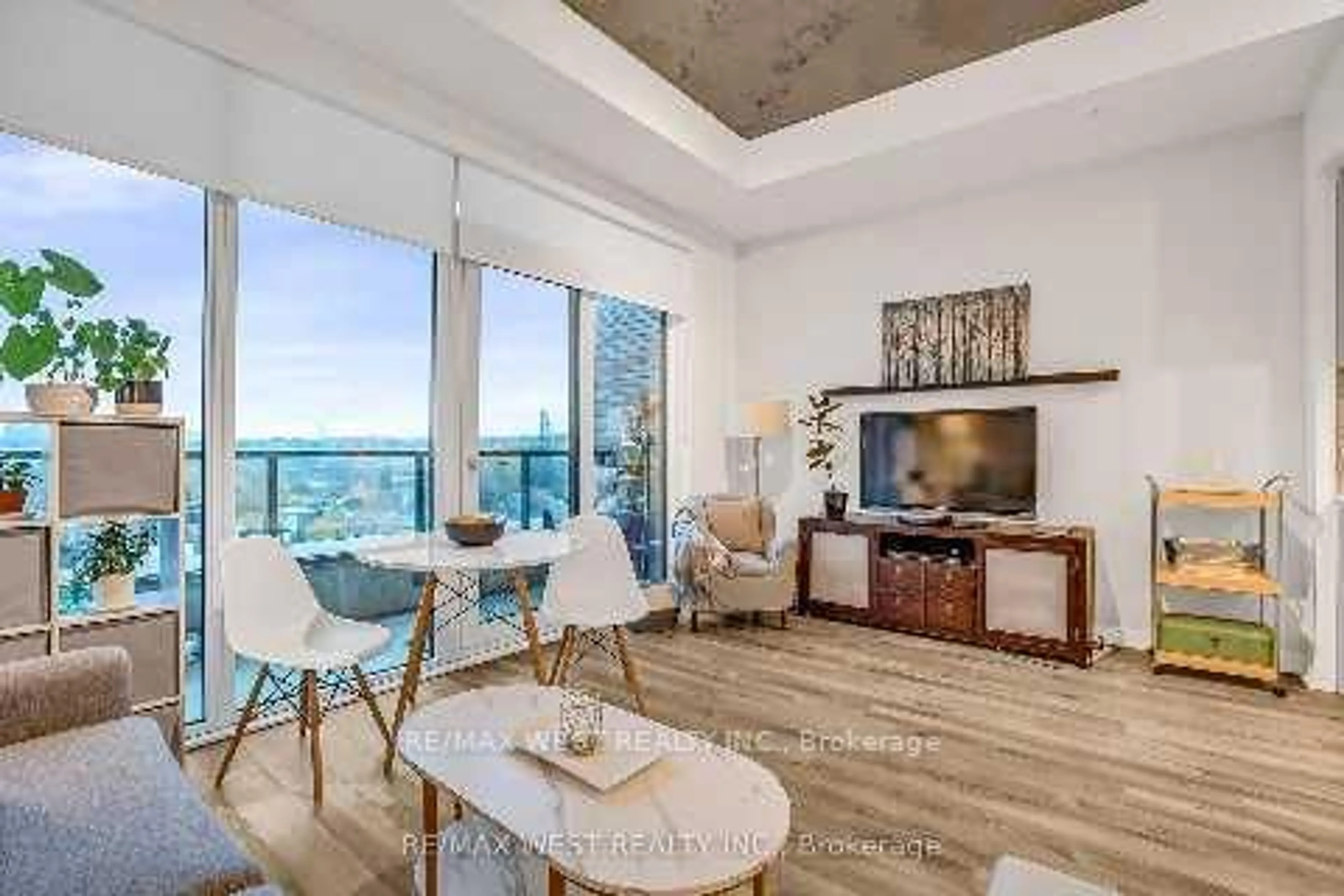 Living room with furniture, unknown for 1808 St. Clair Ave #617, Toronto Ontario M6N 0C1