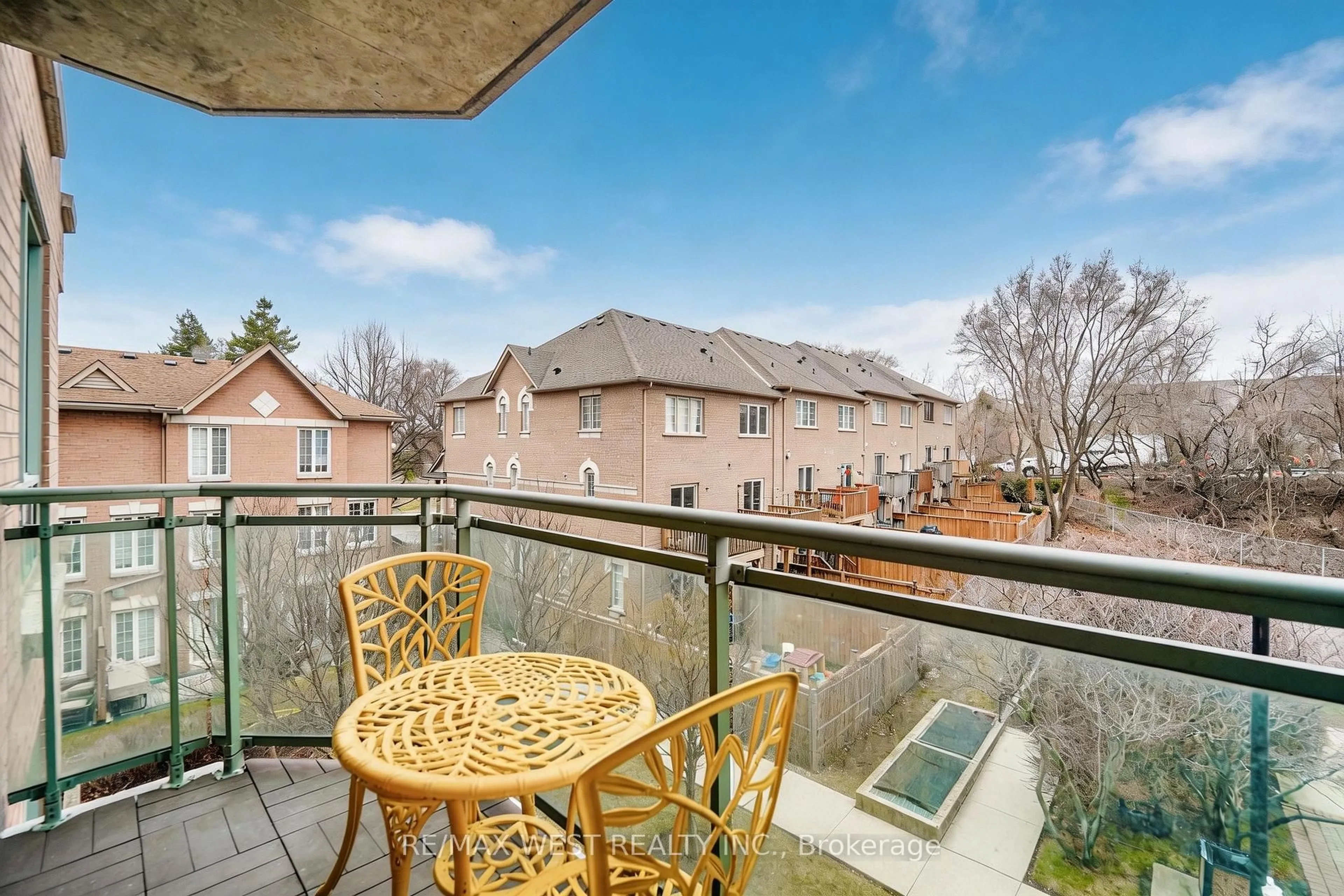 Balcony in the apartment, unknown for 190 Manitoba St #309, Toronto Ontario M8Y 3Y8