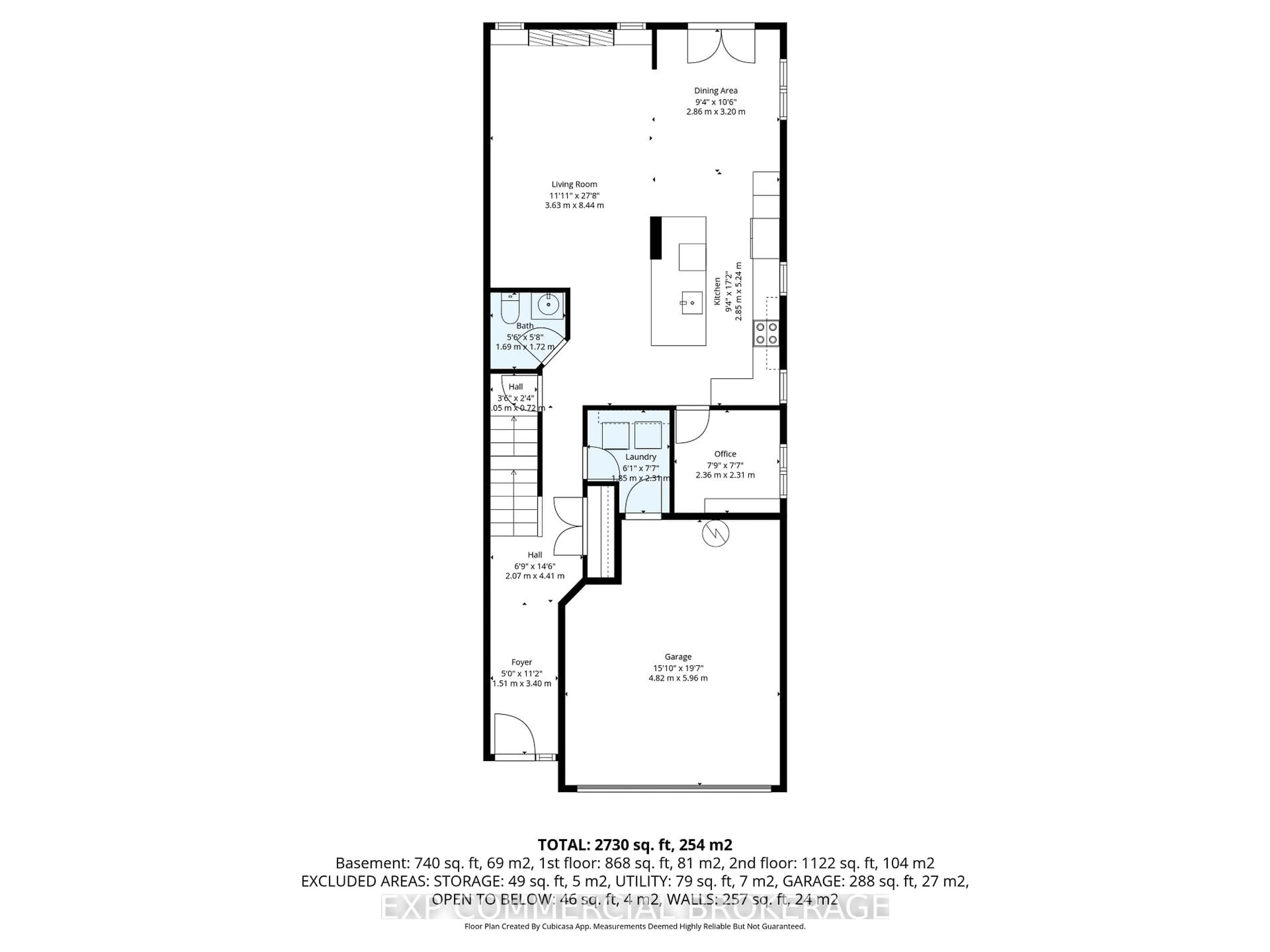 Floor plan for 2264 Highcroft Rd, Oakville Ontario L6M 4Y4