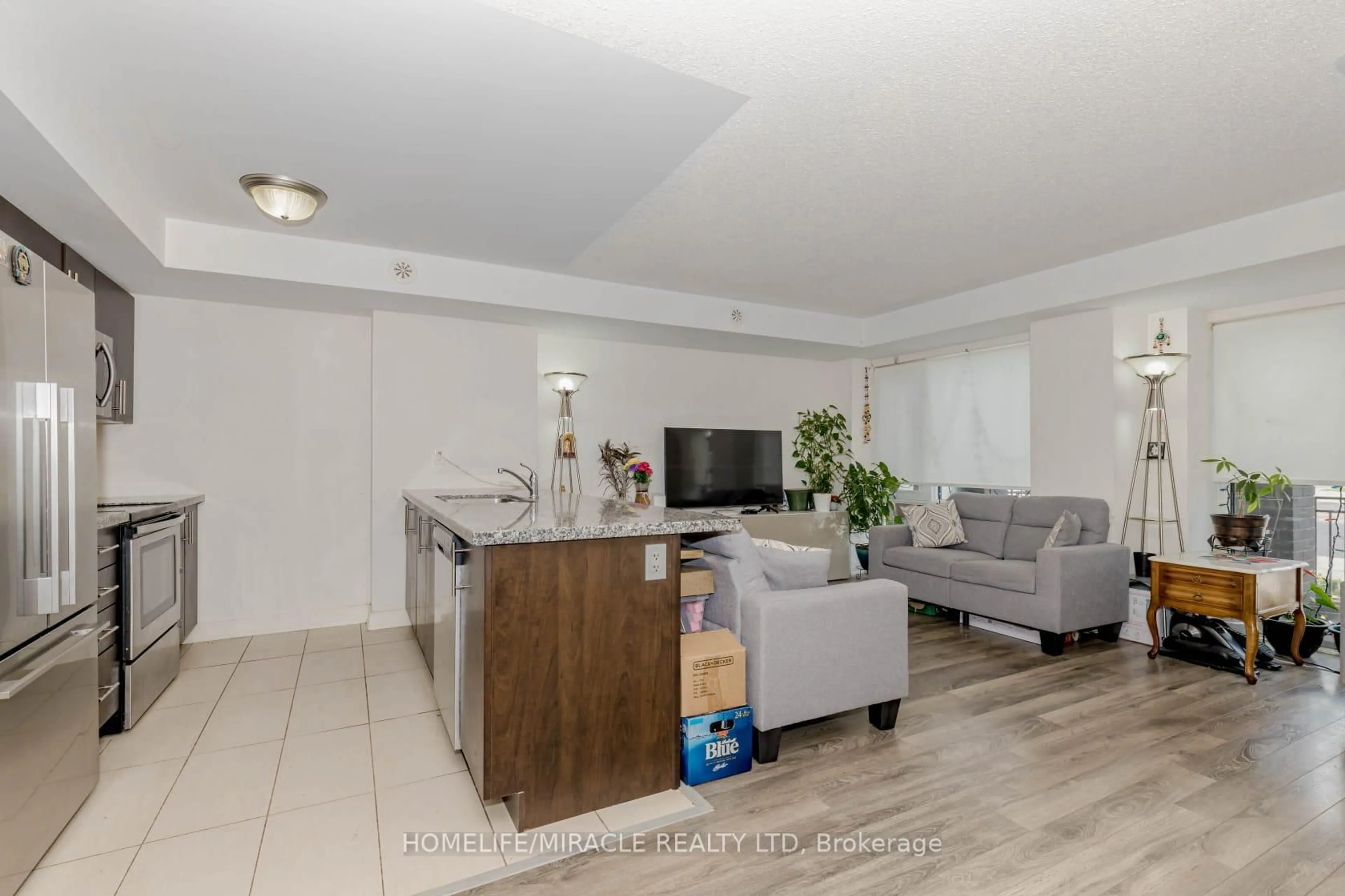 Living room with furniture, unknown for 100 Dufay Rd #29, Brampton Ontario L7A 4S3