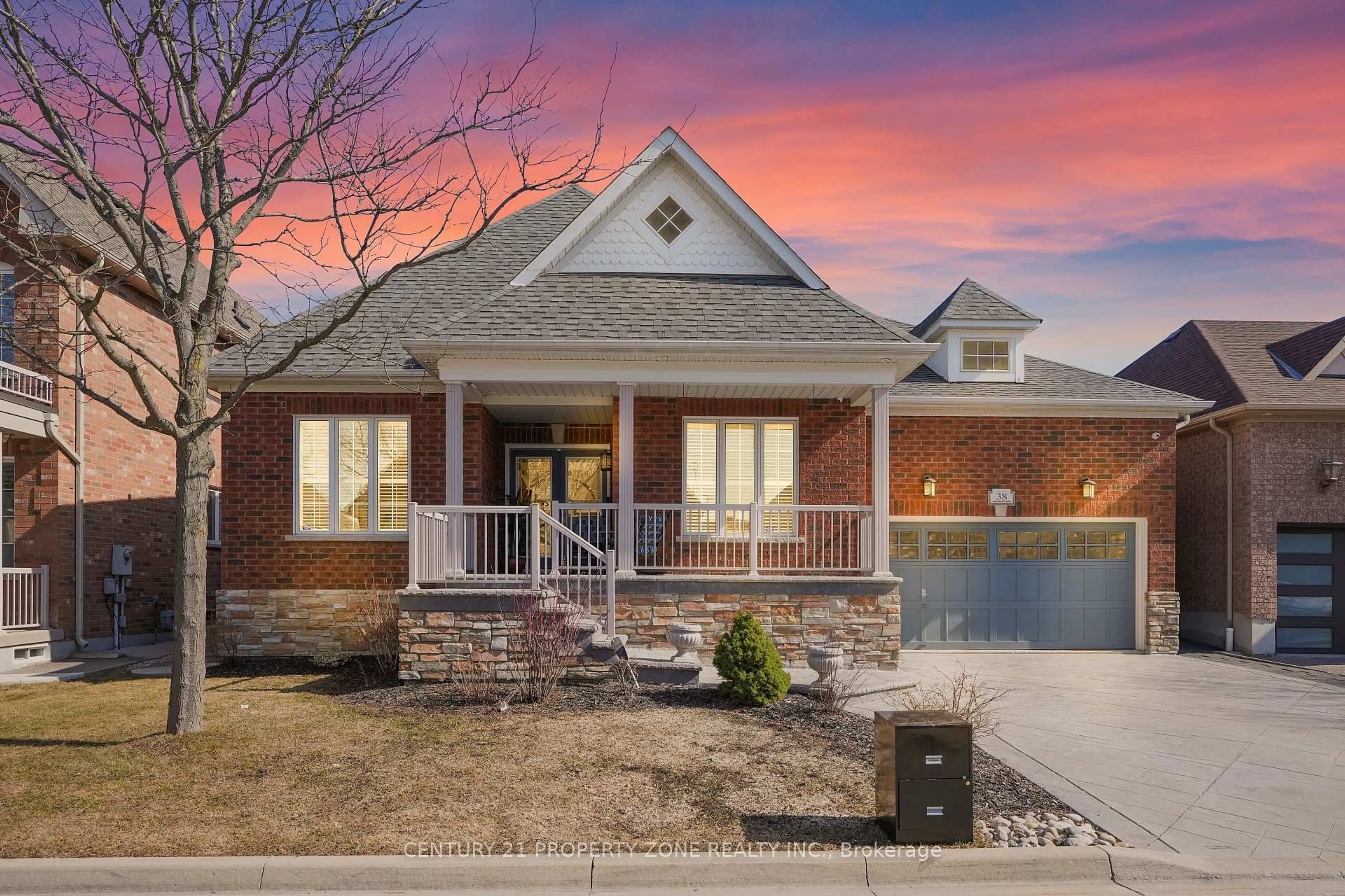 Home with brick exterior material, street for 38 Castlegate Blvd, Brampton Ontario L6P 2L3