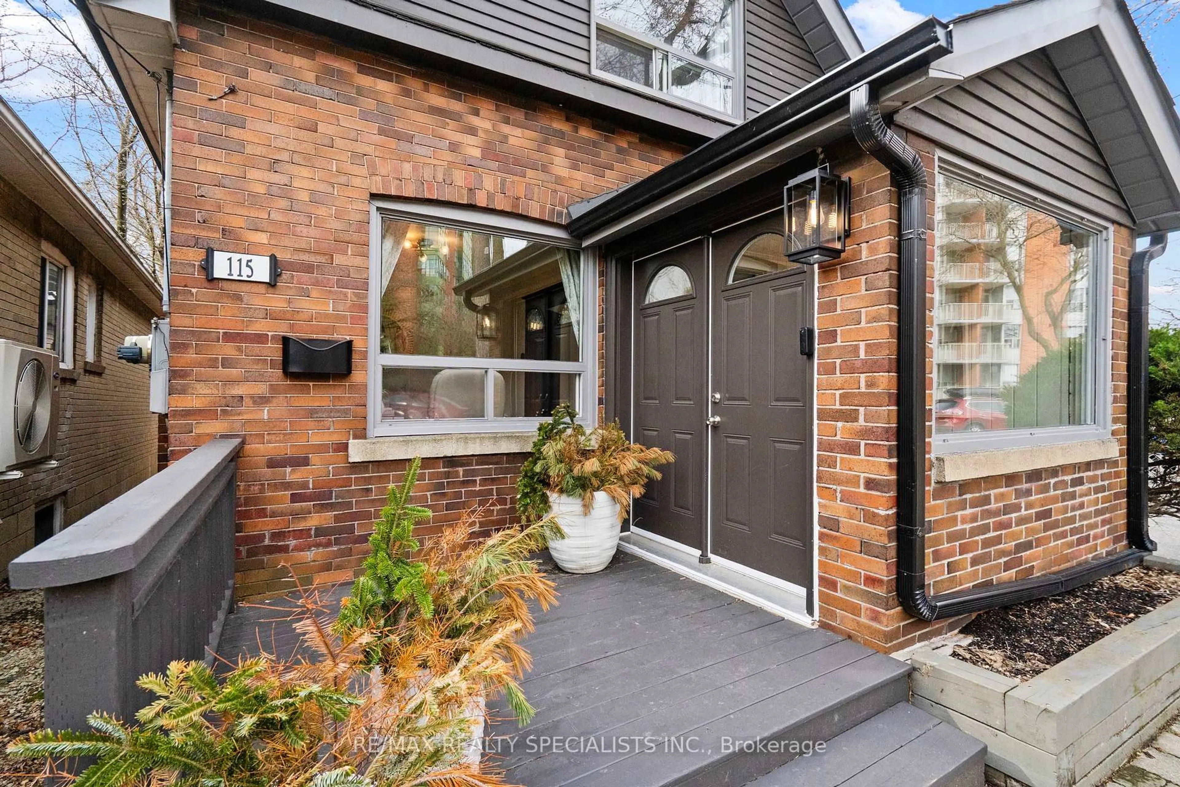 Home with brick exterior material, street for 115 Cavell Ave, Toronto Ontario M8V 1P5