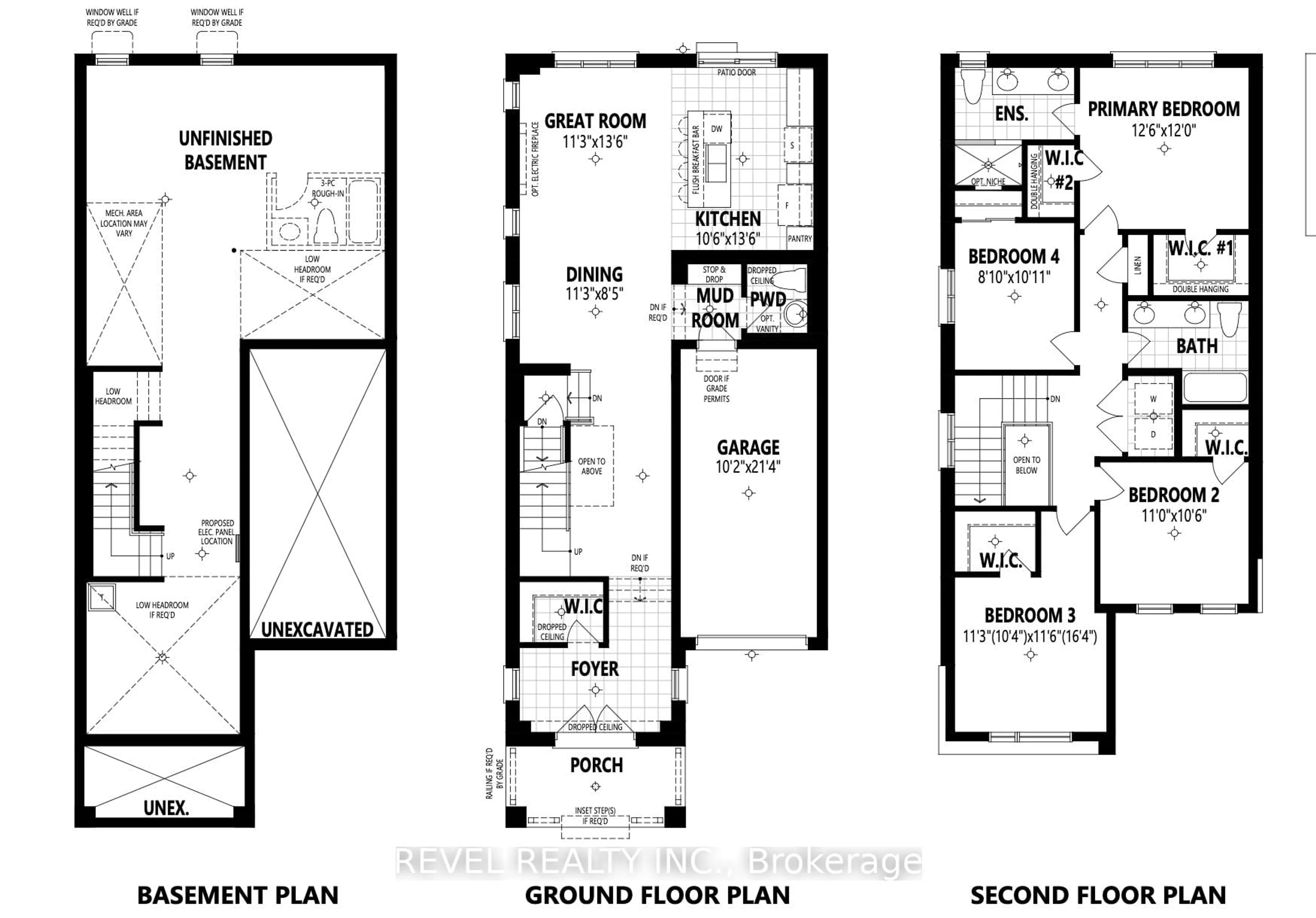 Floor plan for 1367 Hearns Pl, Milton Ontario L9E 2J8