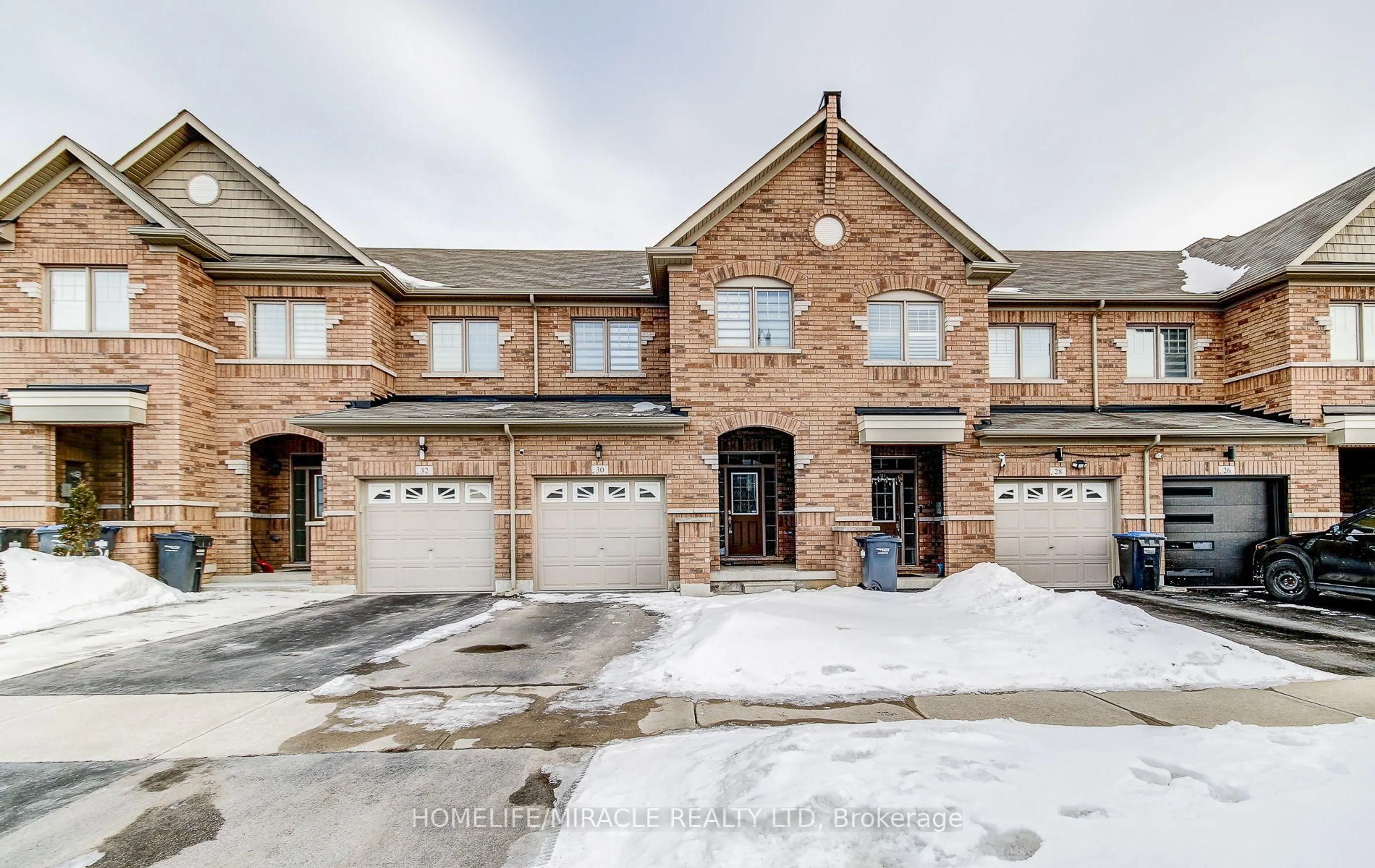 Home with brick exterior material, street for 30 Davenfield Circ, Brampton Ontario L6P 4M2