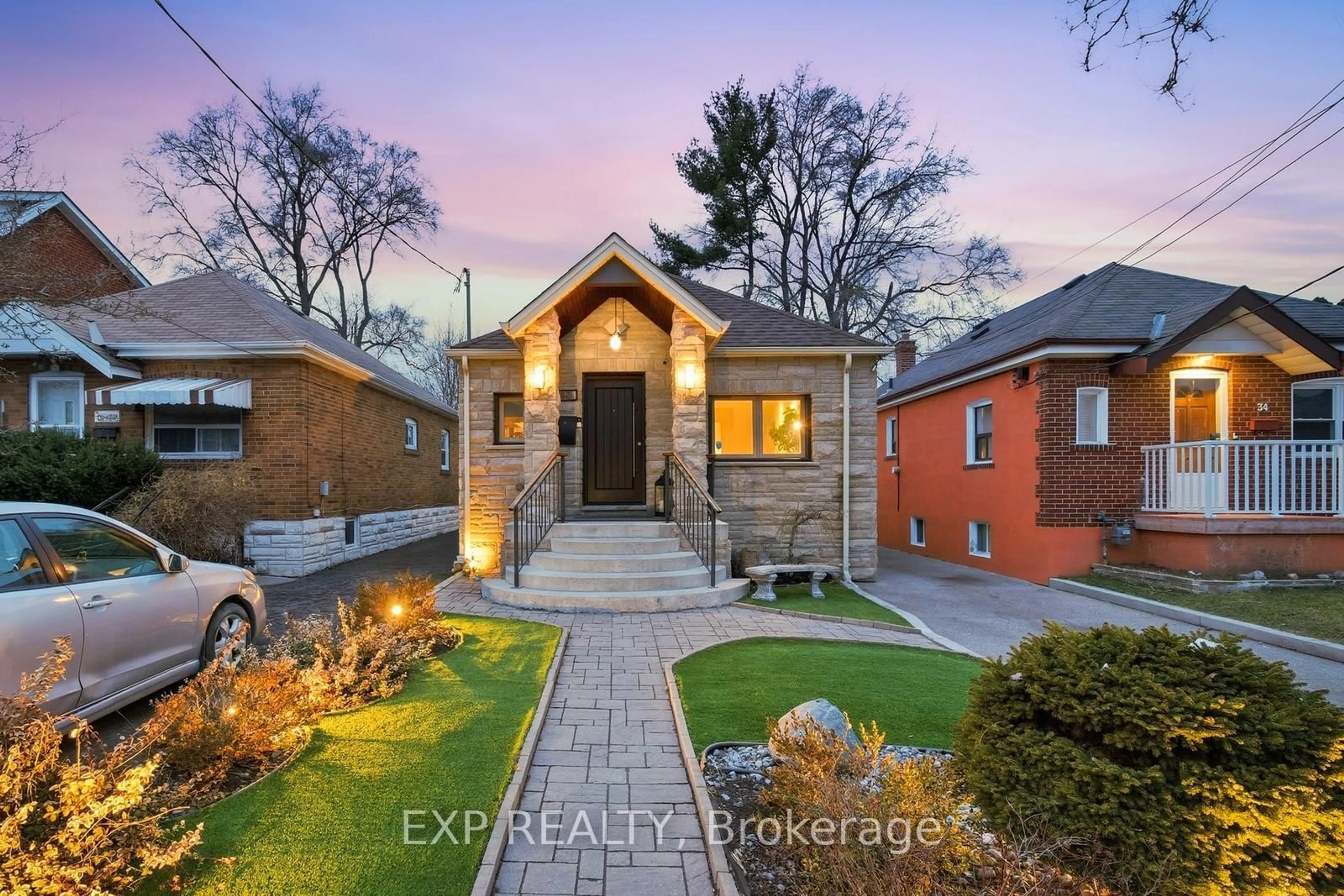 Home with brick exterior material, street for 32 Victoria Blvd, Toronto Ontario M6M 2C1