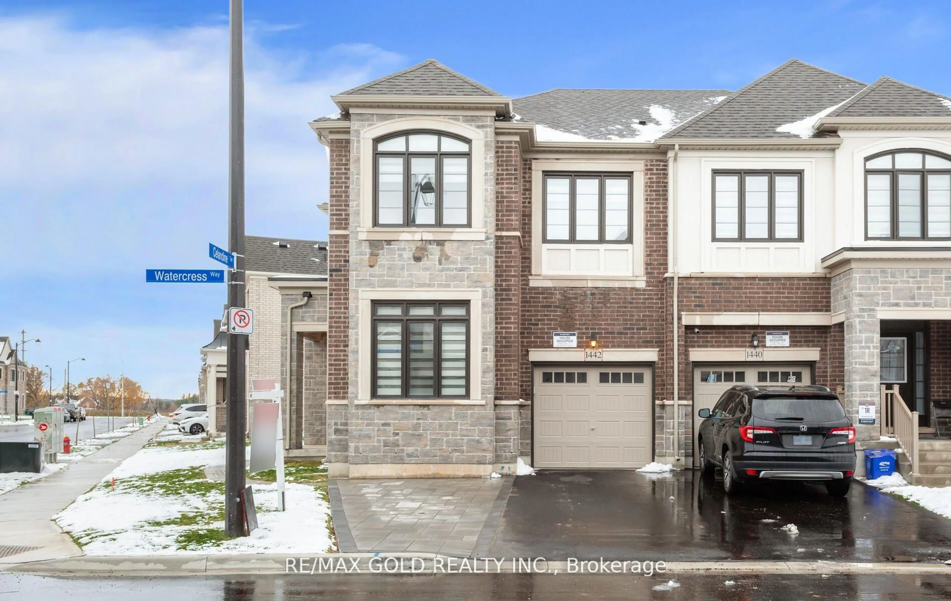 Home with brick exterior material, street for 1442 Watercress Way, Milton Ontario L9E 1T8