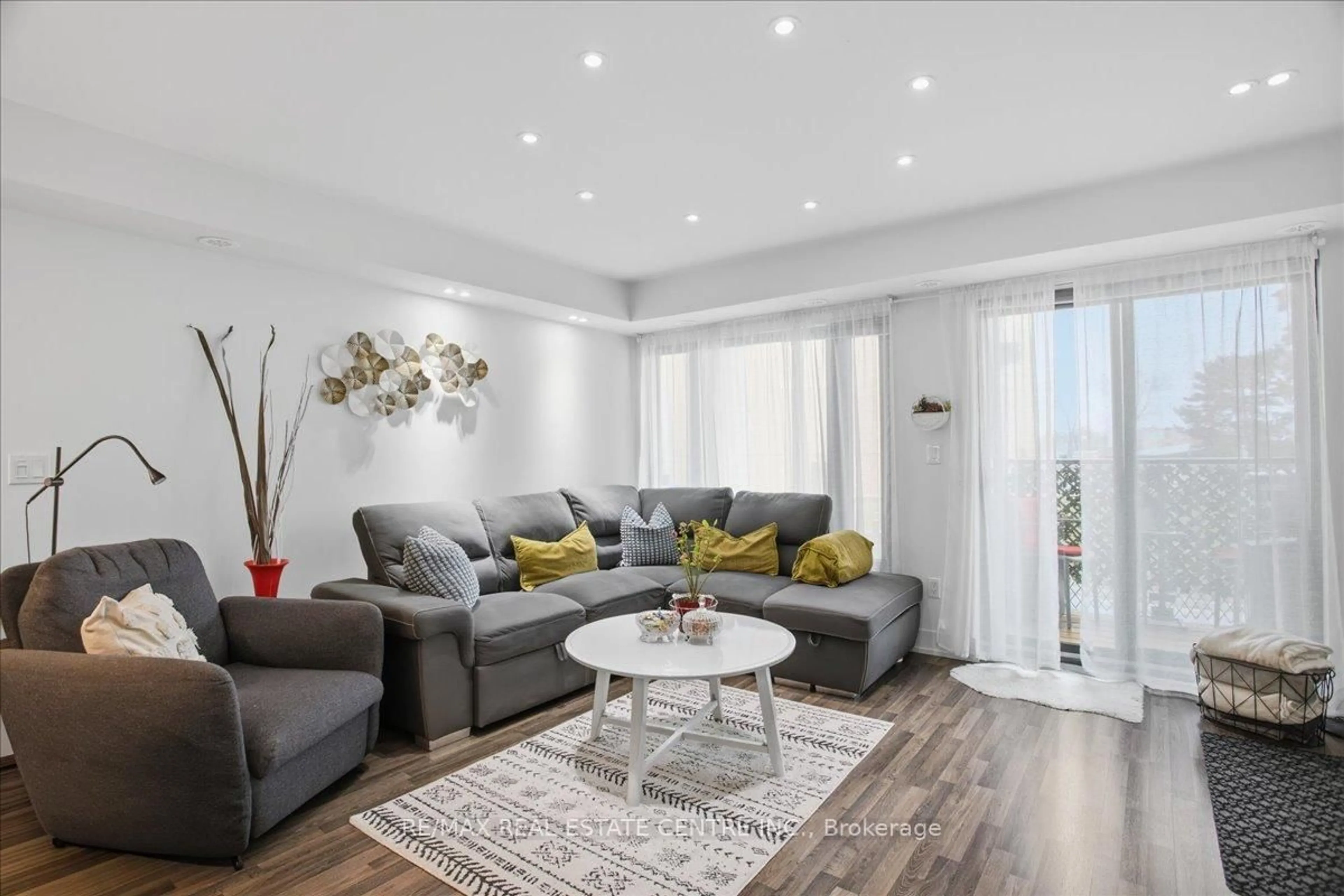 Living room with furniture, unknown for 132 Widdicombe Hill Blvd #307, Toronto Ontario M9R 0A9