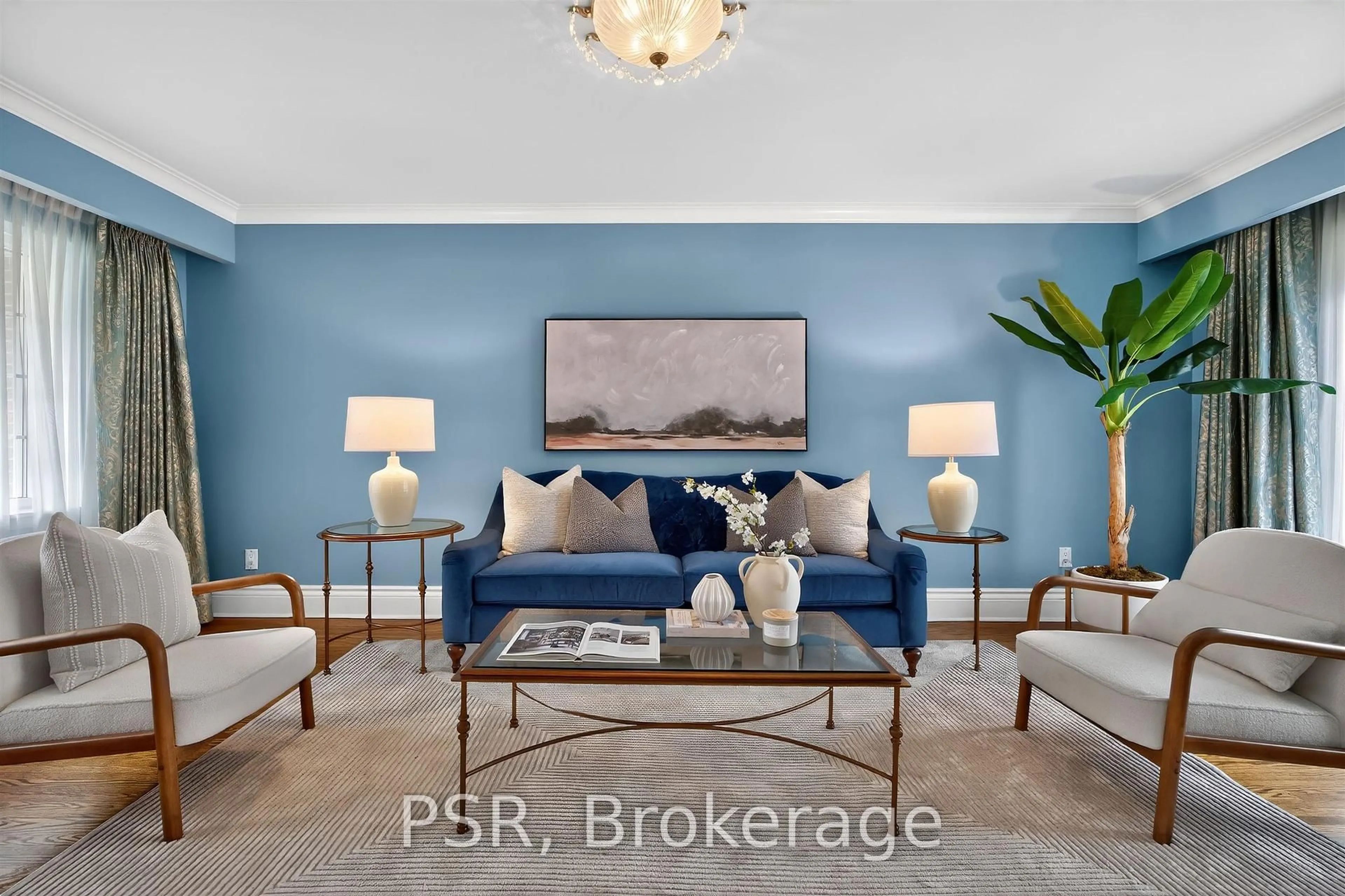 Living room with furniture, unknown for 575 Patricia Dr, Oakville Ontario L6K 1M4