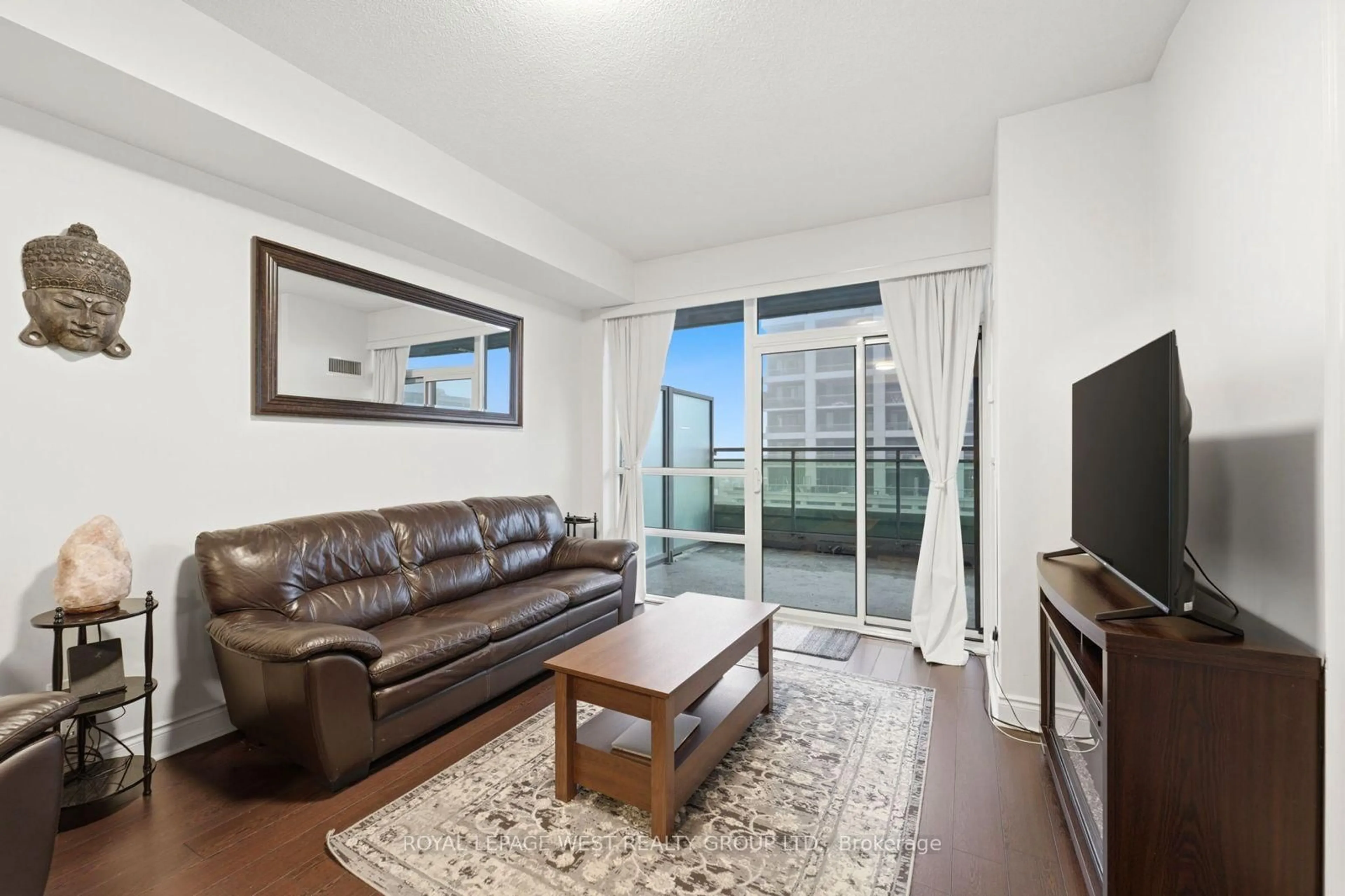 Living room with furniture, unknown for 16 Brookers Lane #1406, Toronto Ontario M8V 0A5