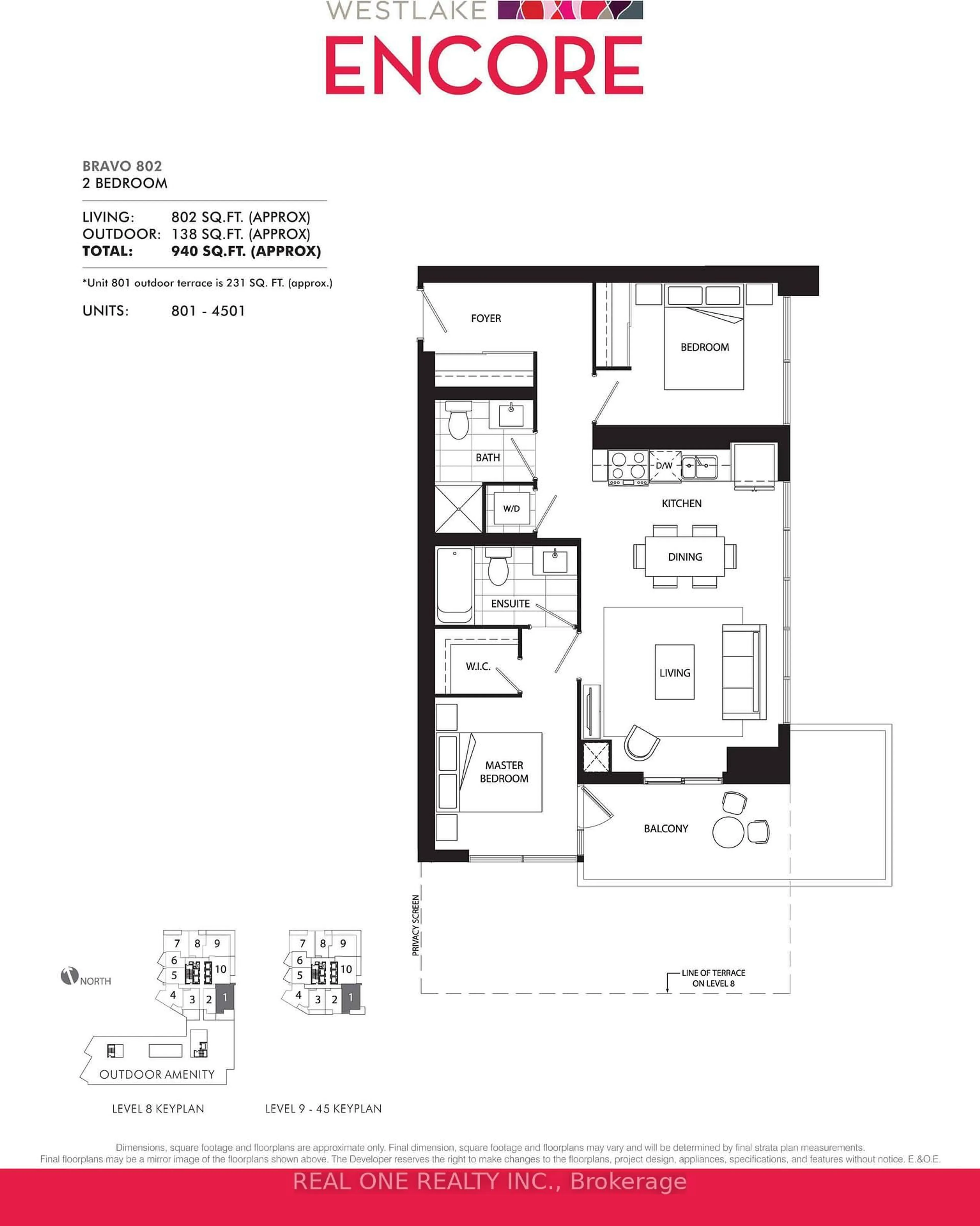 Floor plan for 10 Park Lawn Rd #1401, Toronto Ontario M8Y 3K4