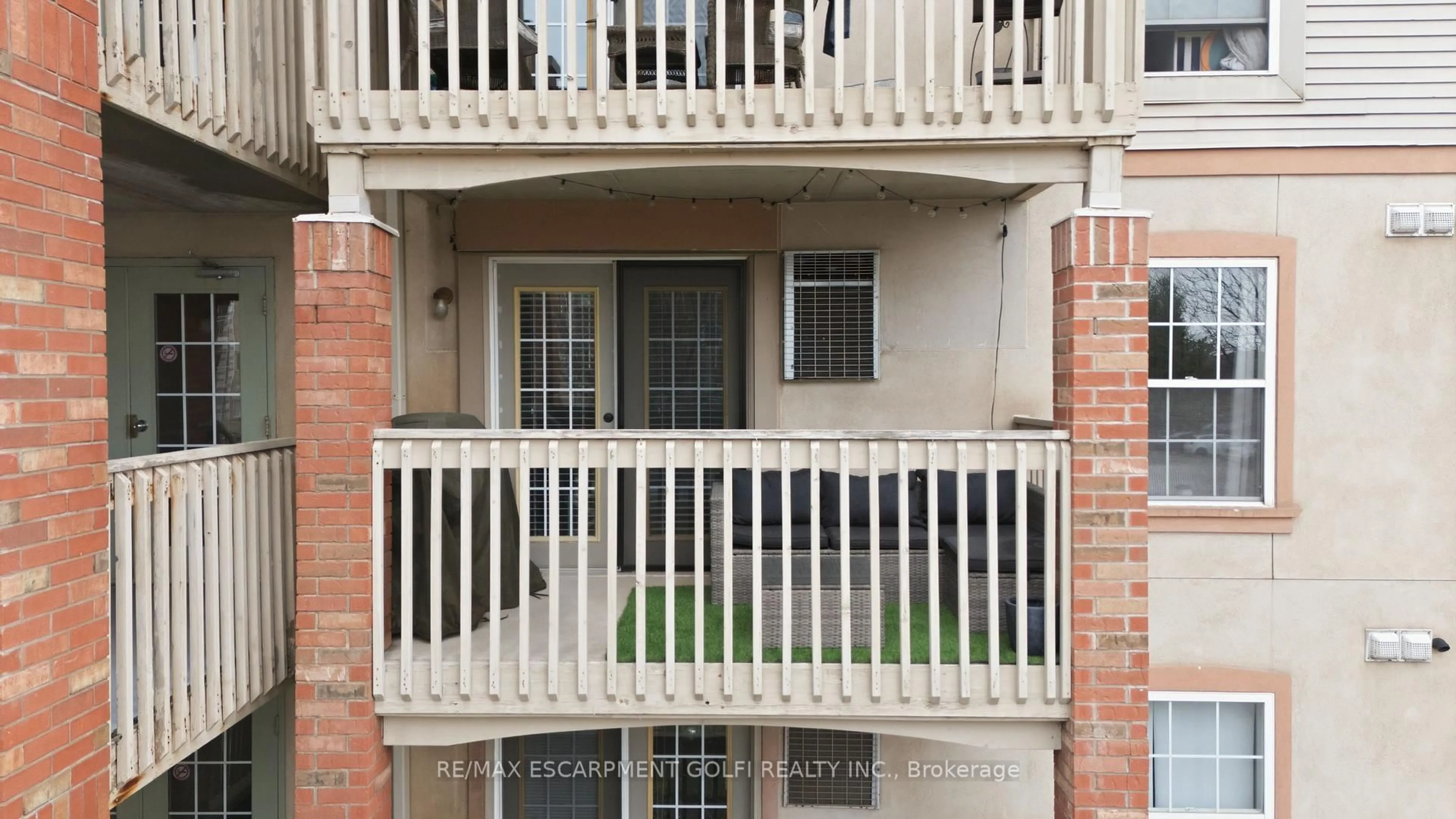 Balcony in the apartment, city buildings view from balcony for 4015 KILMER Dr #204, Burlington Ontario L7M 4M4