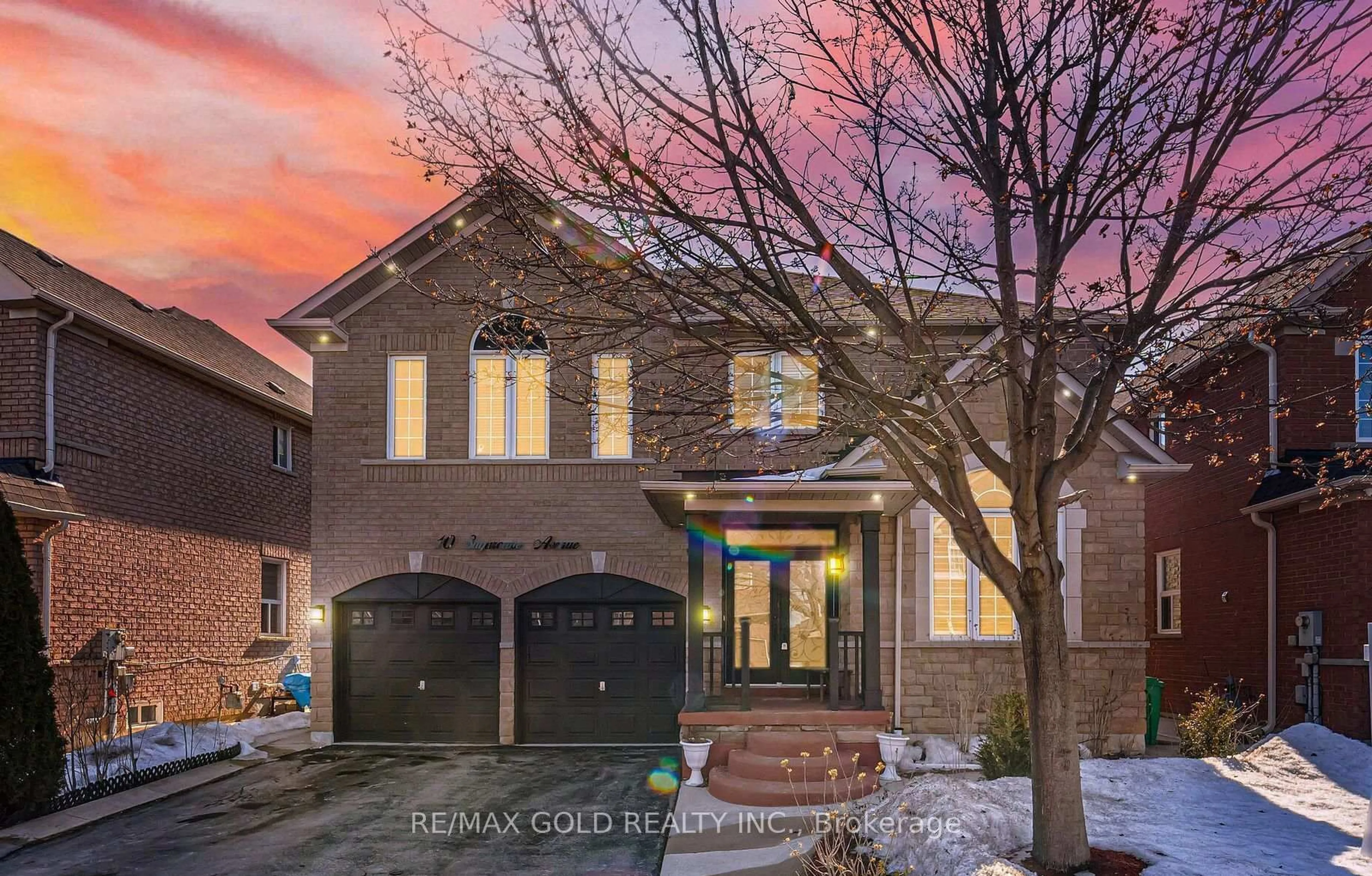 Home with brick exterior material, street for 10 Sugarcane Ave, Brampton Ontario L6R 3C8