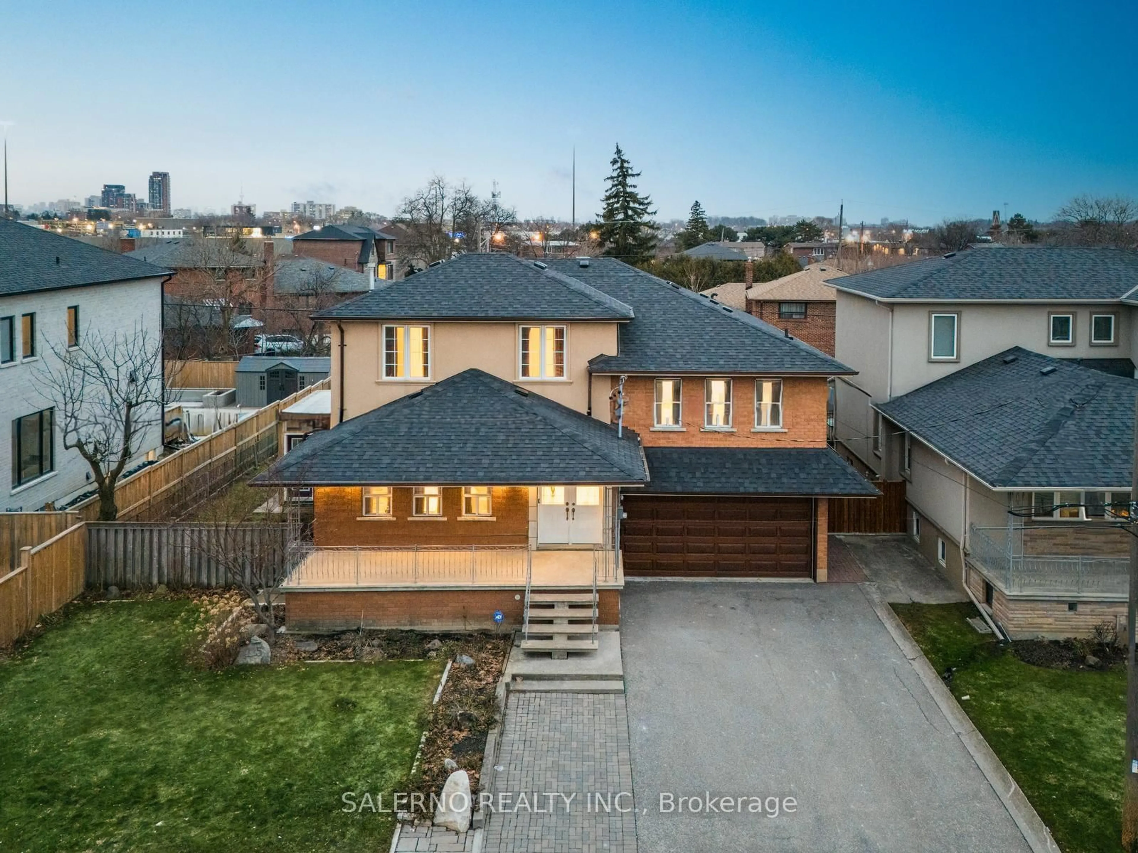 A pic from outside/outdoor area/front of a property/back of a property/a pic from drone, street for 125 Anthony Rd, Toronto Ontario M3K 1B7