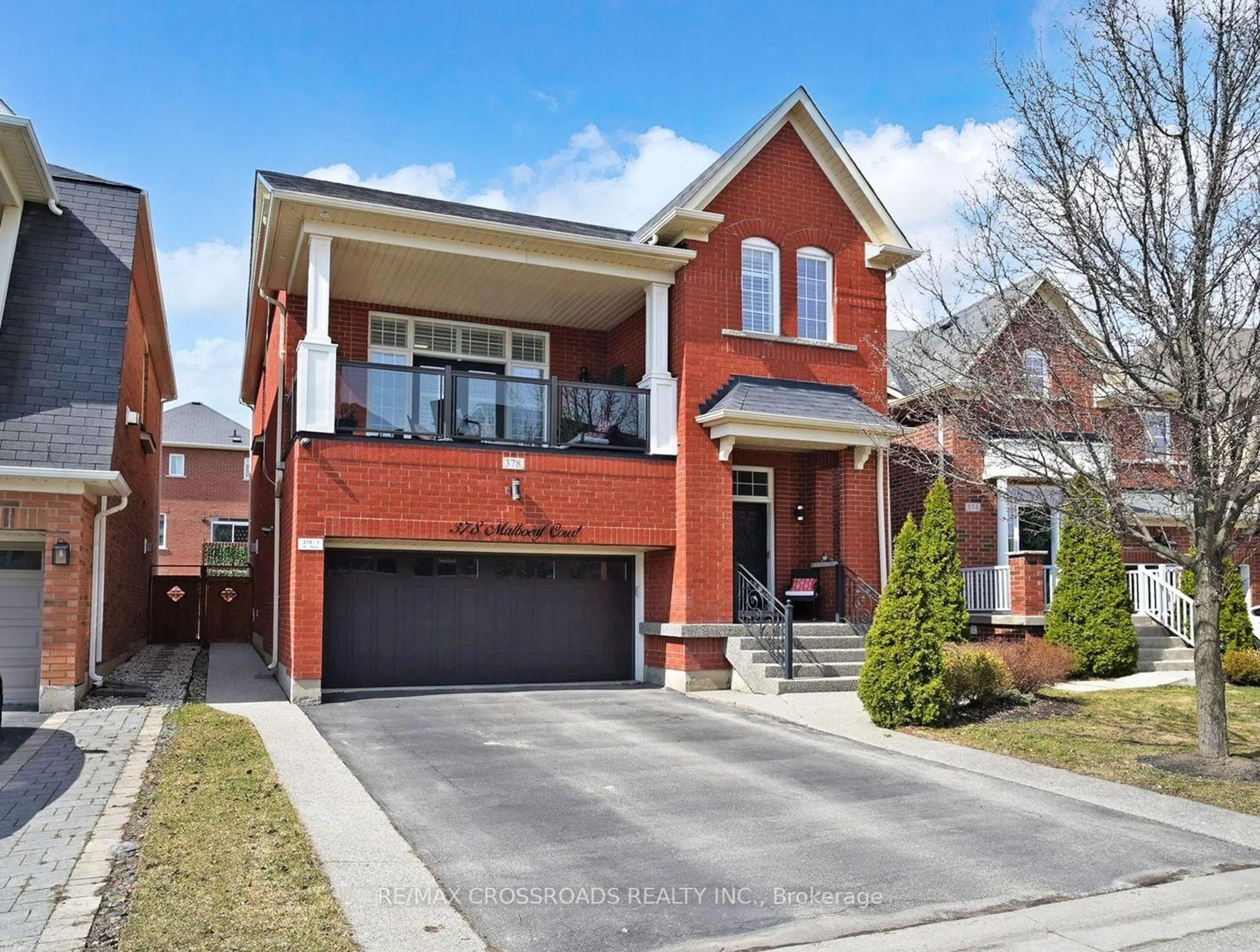 Home with brick exterior material, street for 378 Malboeuf Crt, Milton Ontario L9T 7Y3
