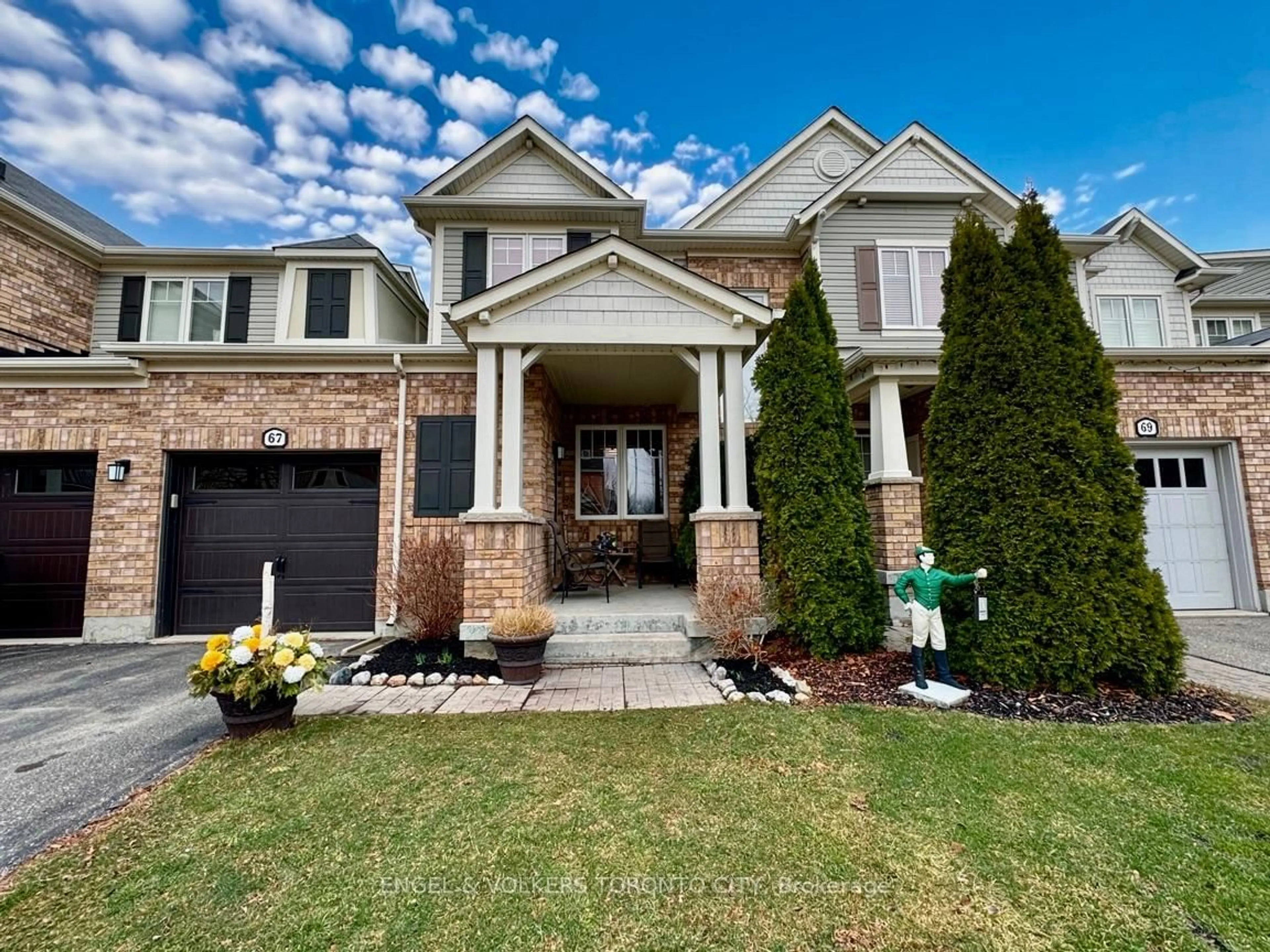 Home with brick exterior material, street for 67 Gleave Terr, Milton Ontario L9T 7B7