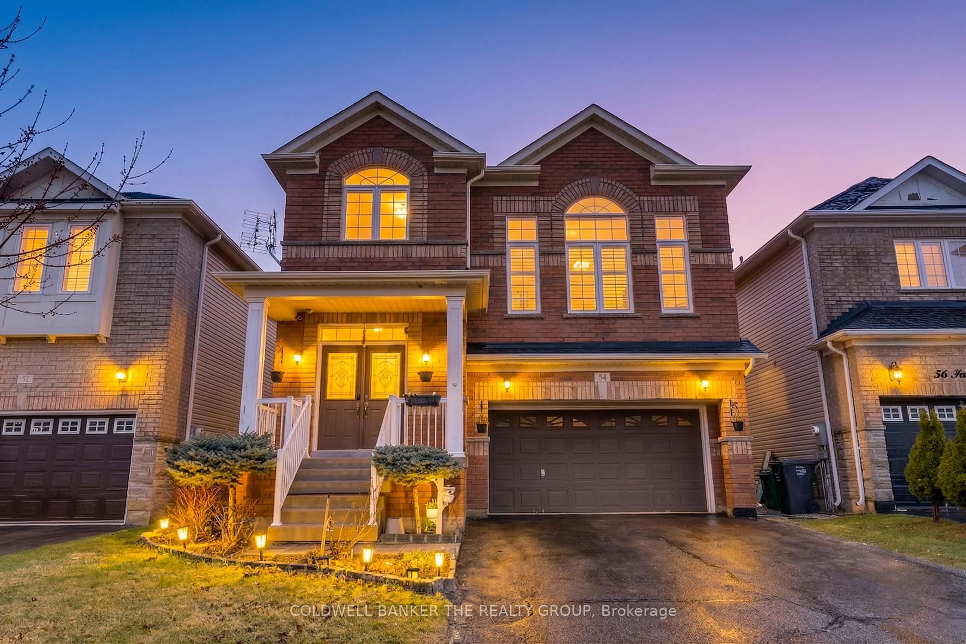 Home with brick exterior material, street for 54 Iceland Poppy Tr, Brampton Ontario L7A 0M9