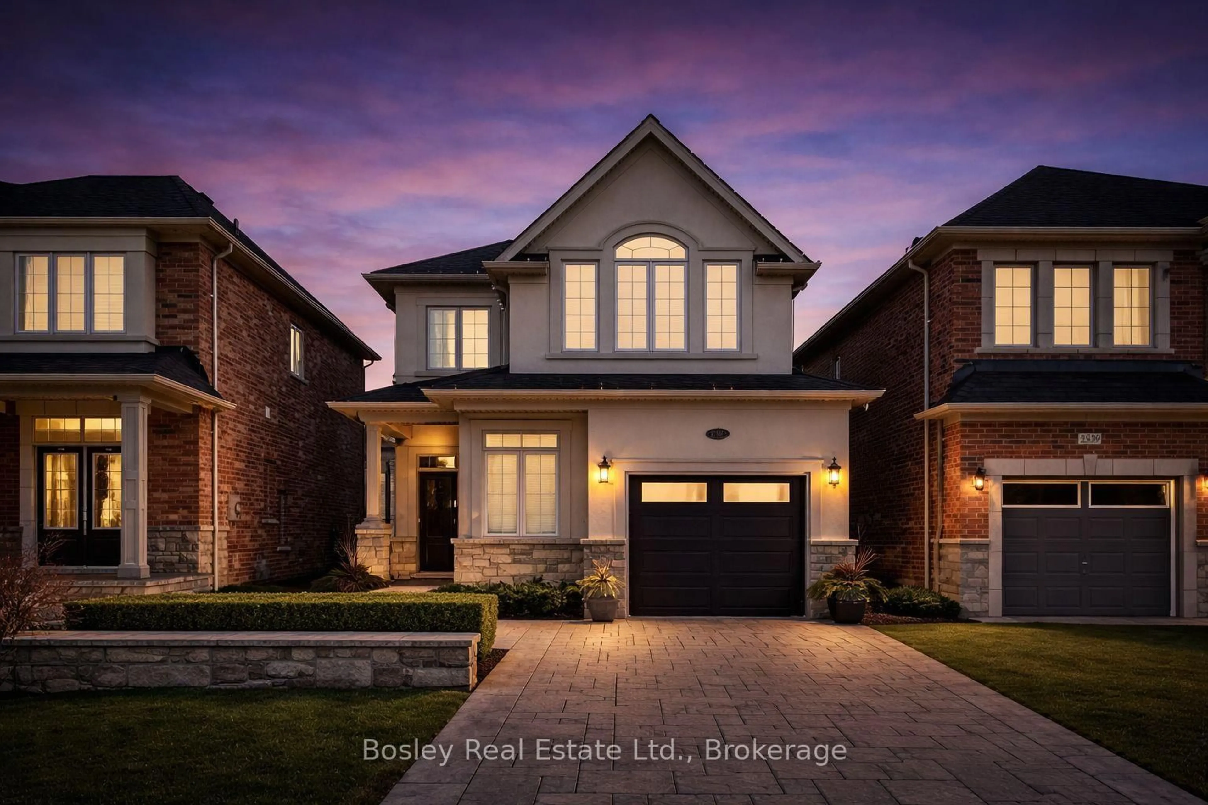 Home with brick exterior material, street for 2343 Quetico Cres, Oakville Ontario L6M 0R5