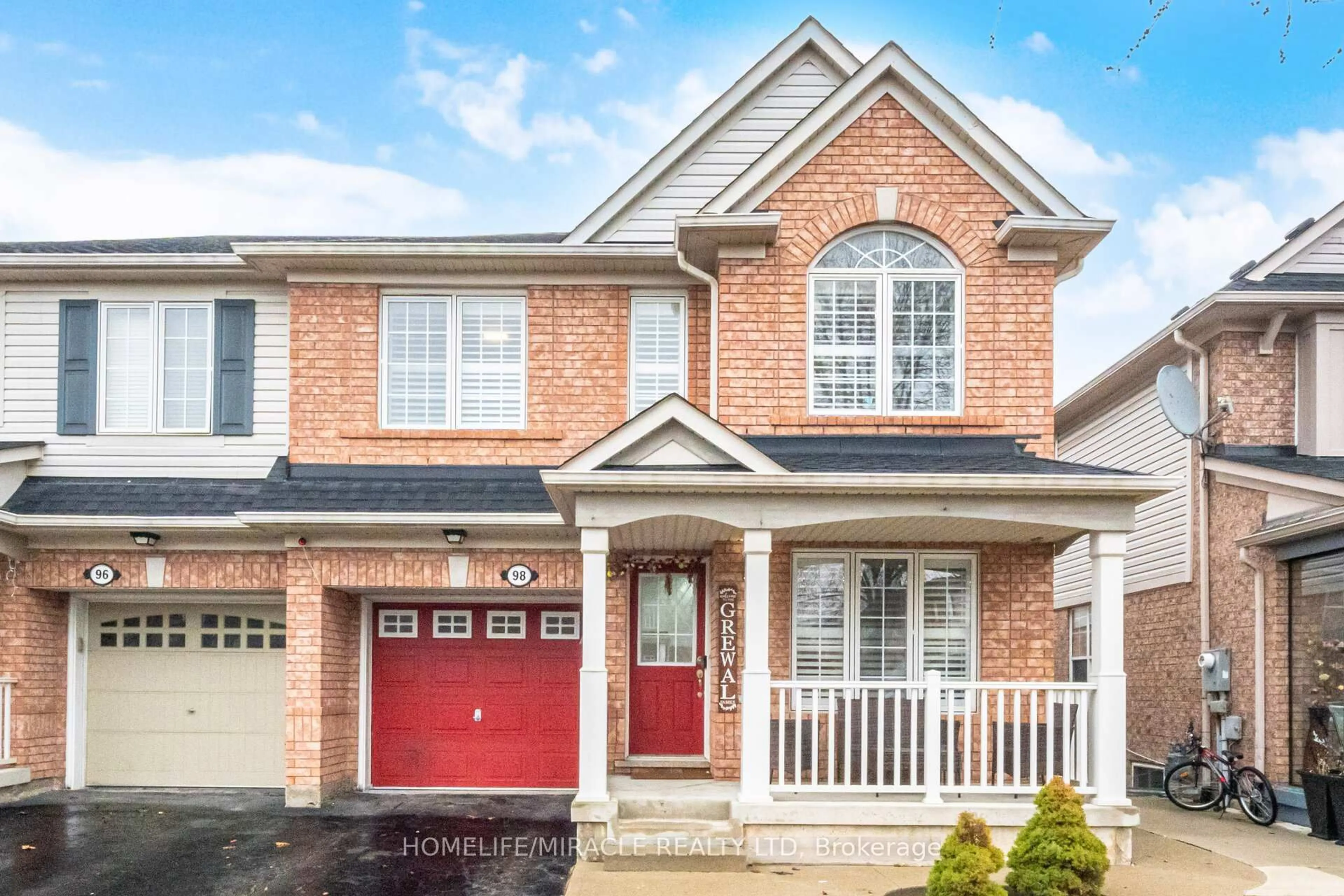Home with brick exterior material, street for 98 Owlridge Dr, Brampton Ontario L6X 0M5