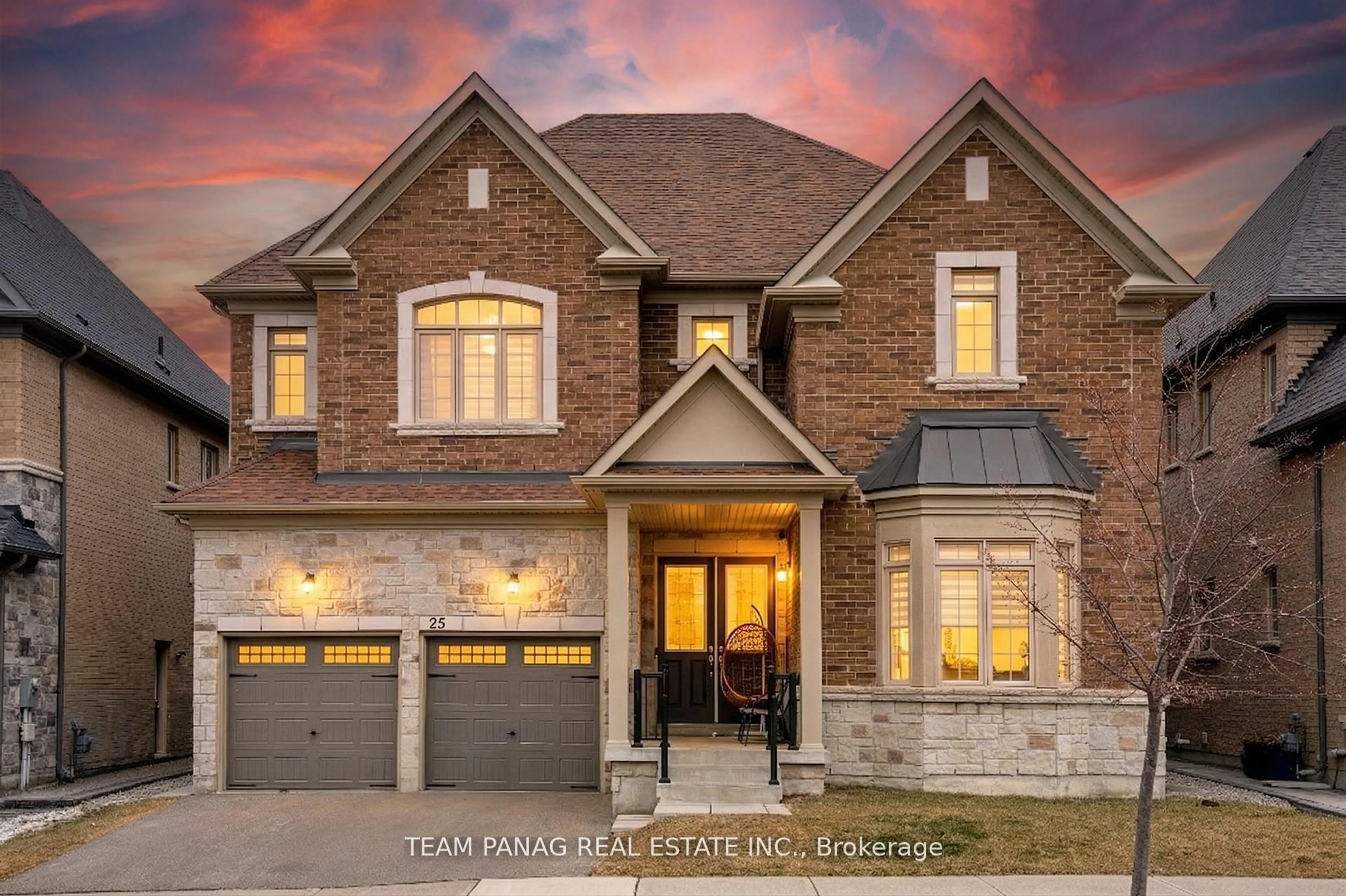 Home with brick exterior material, street for 25 Trail Rider Dr, Brampton Ontario L6P 4M4
