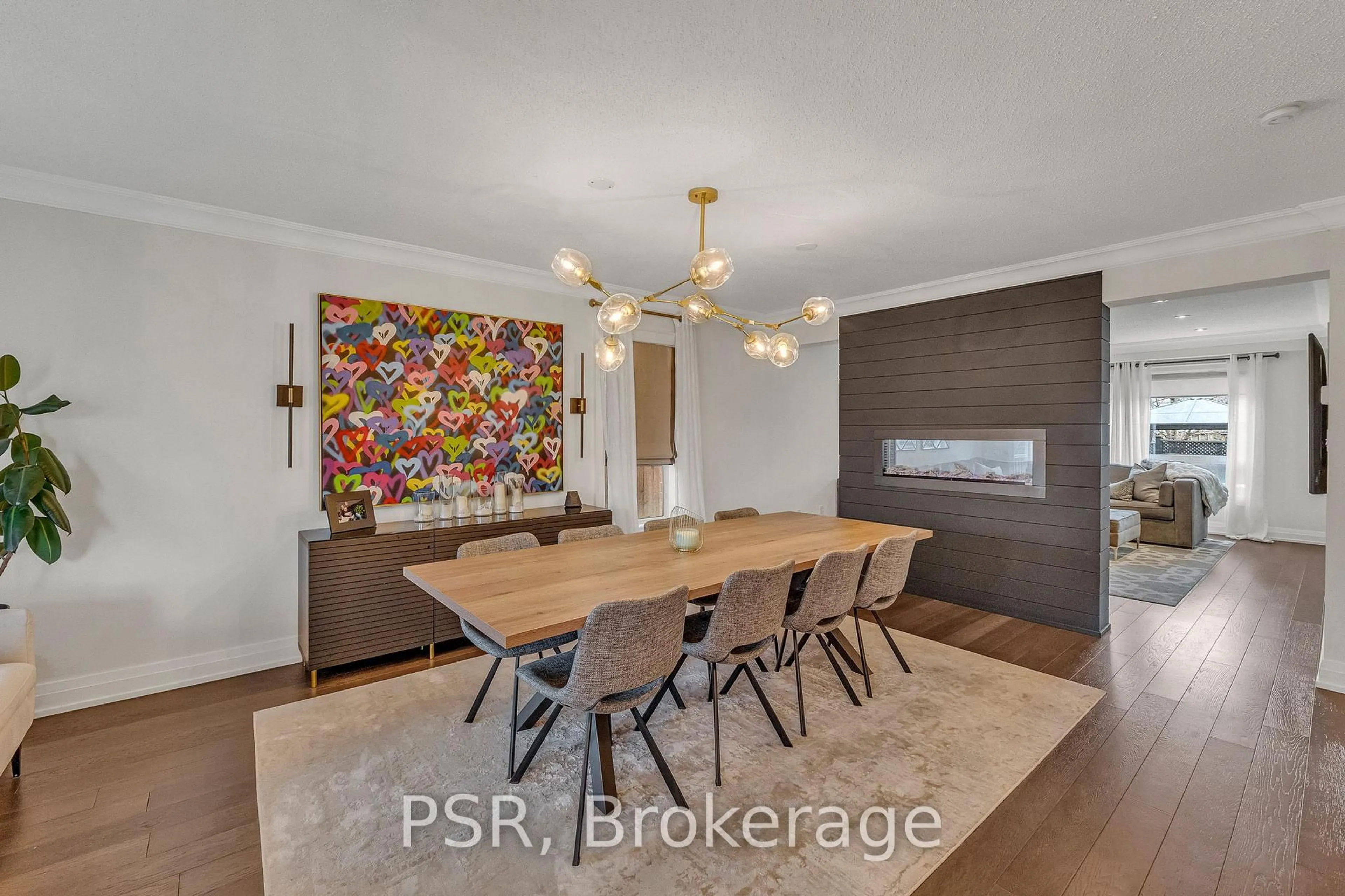 Dining room, wood/laminate floor for 894 Ferguson Dr, Milton Ontario L6T 6V9