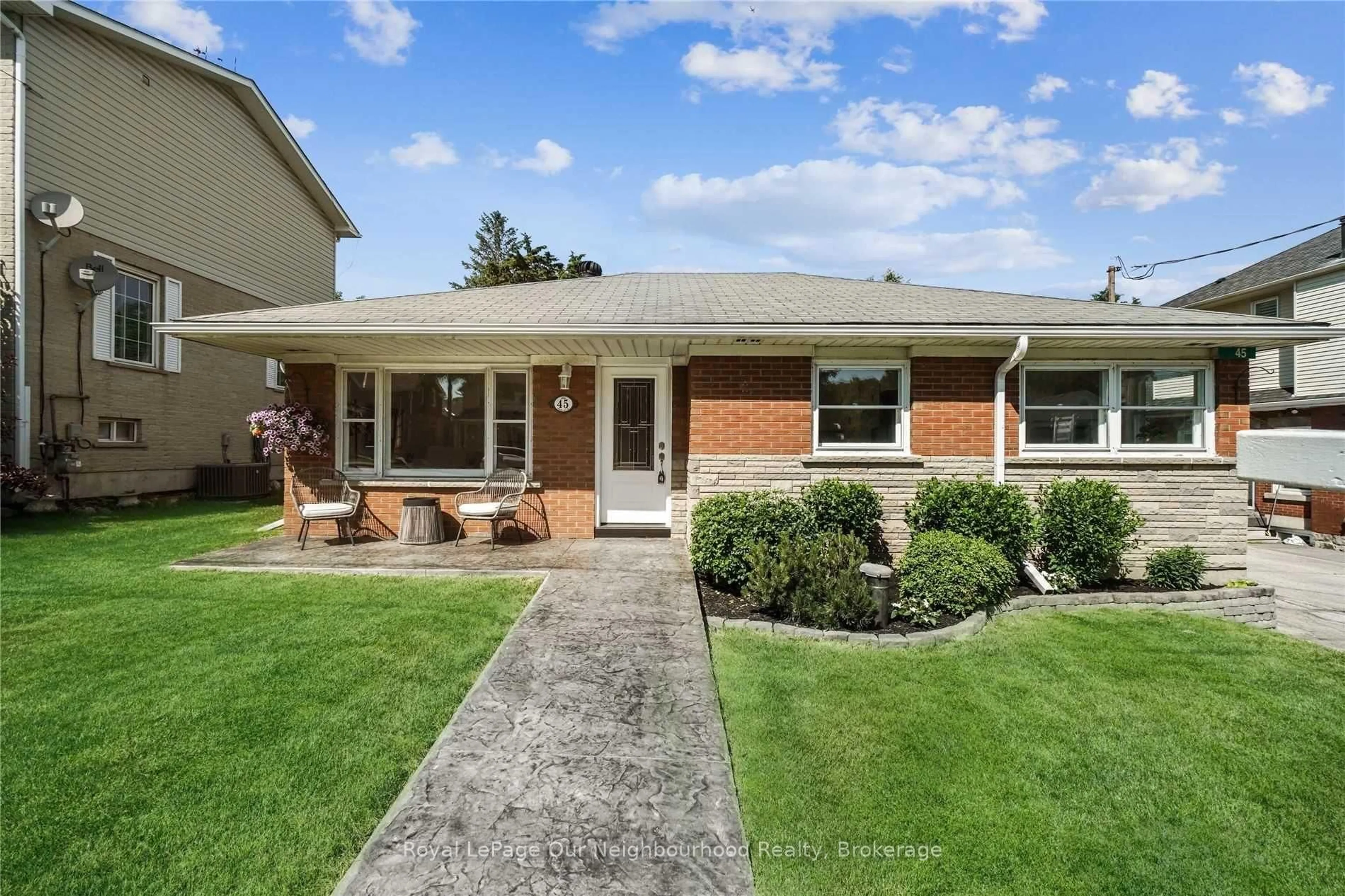 Home with brick exterior material, street for 45 Main St, Milton Ontario L0P 1B0