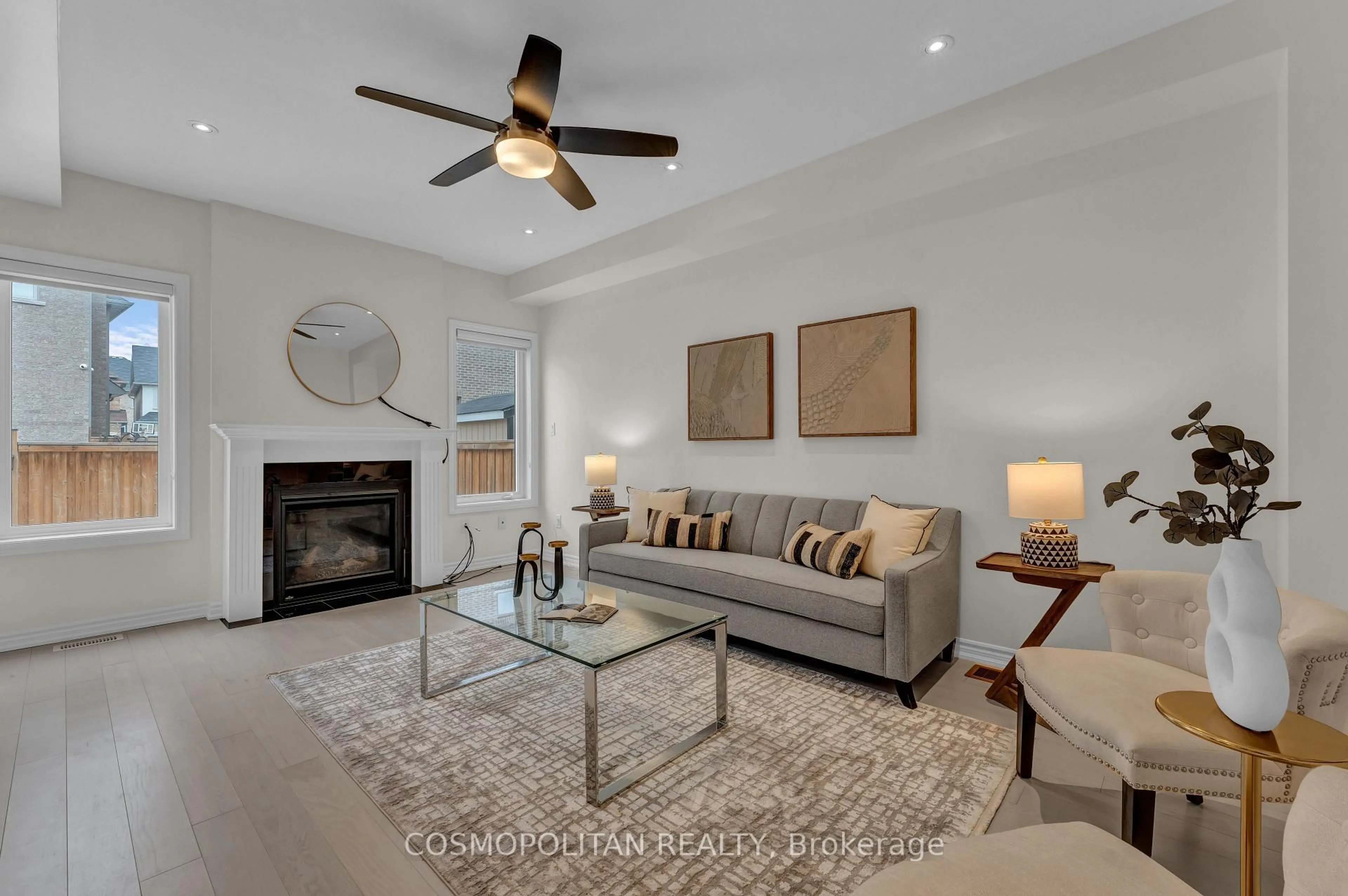 Living room with furniture, unknown for 10 Loomis Rd, Brampton Ontario L7A 4X4