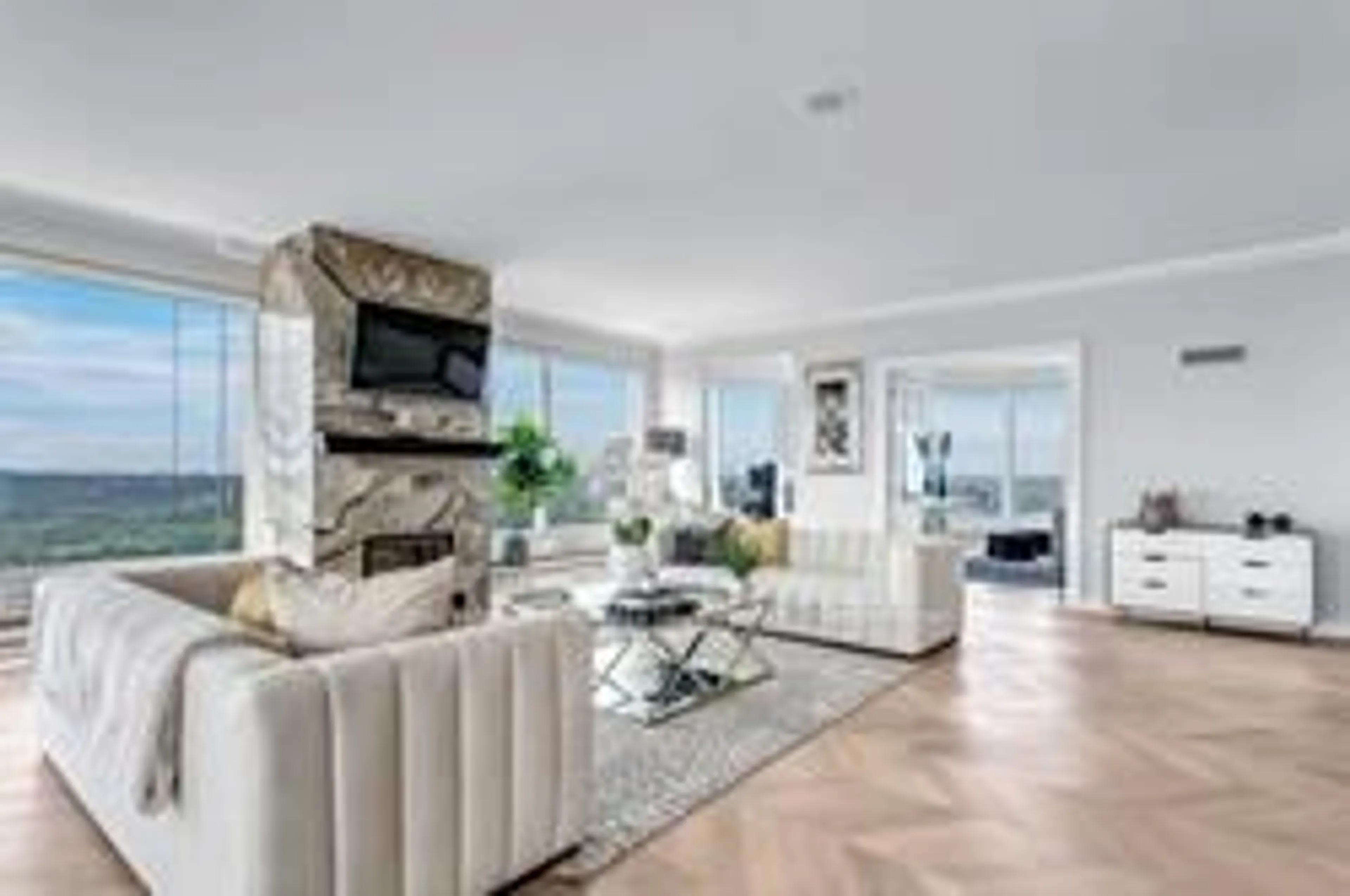 Living room with furniture, unknown for 1 Palace Pier Crt #Ph 4507, Toronto Ontario M8V 3W9