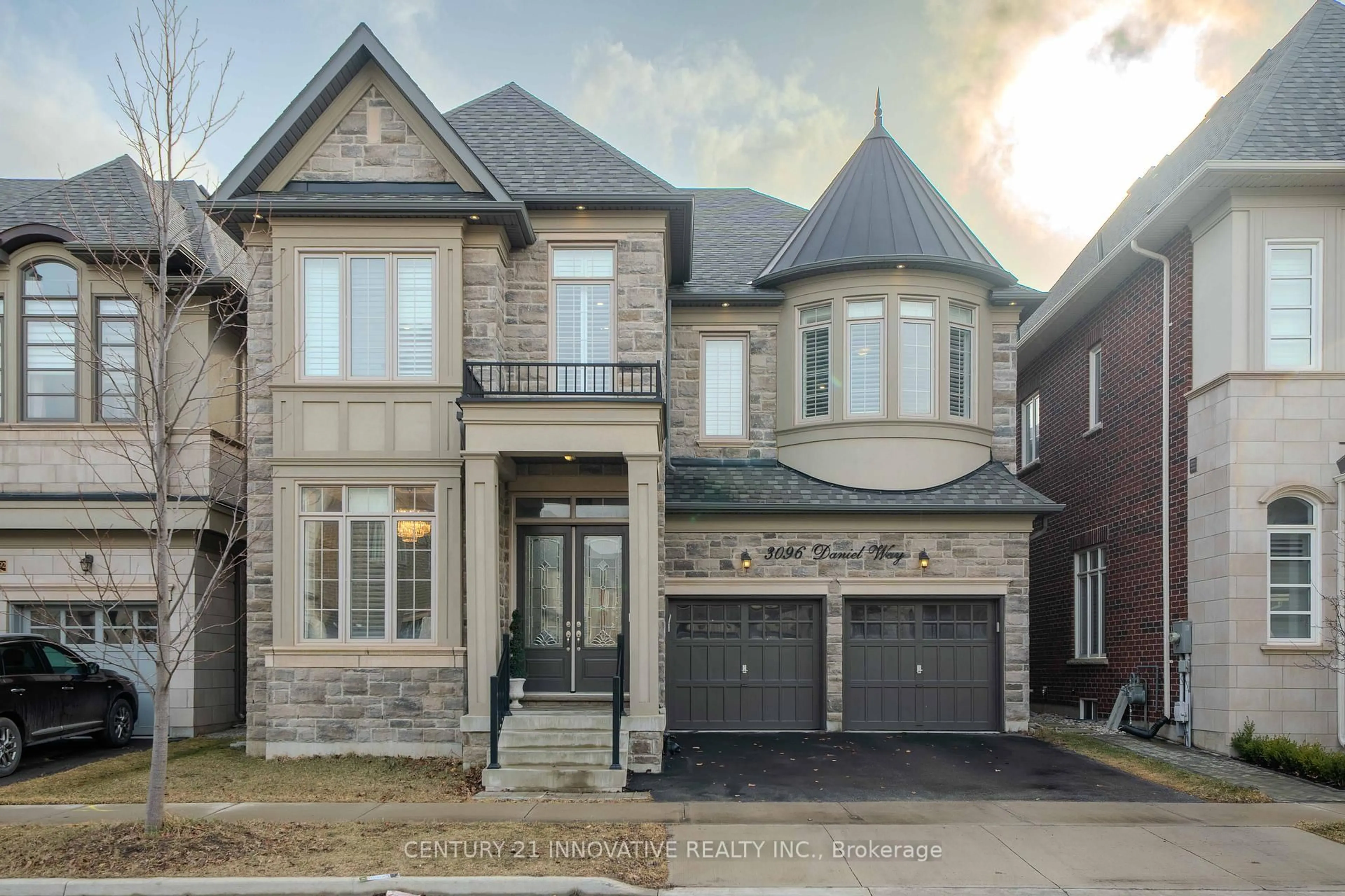 Home with brick exterior material, street for 3096 Daniel Way, Oakville Ontario L6H 0V1
