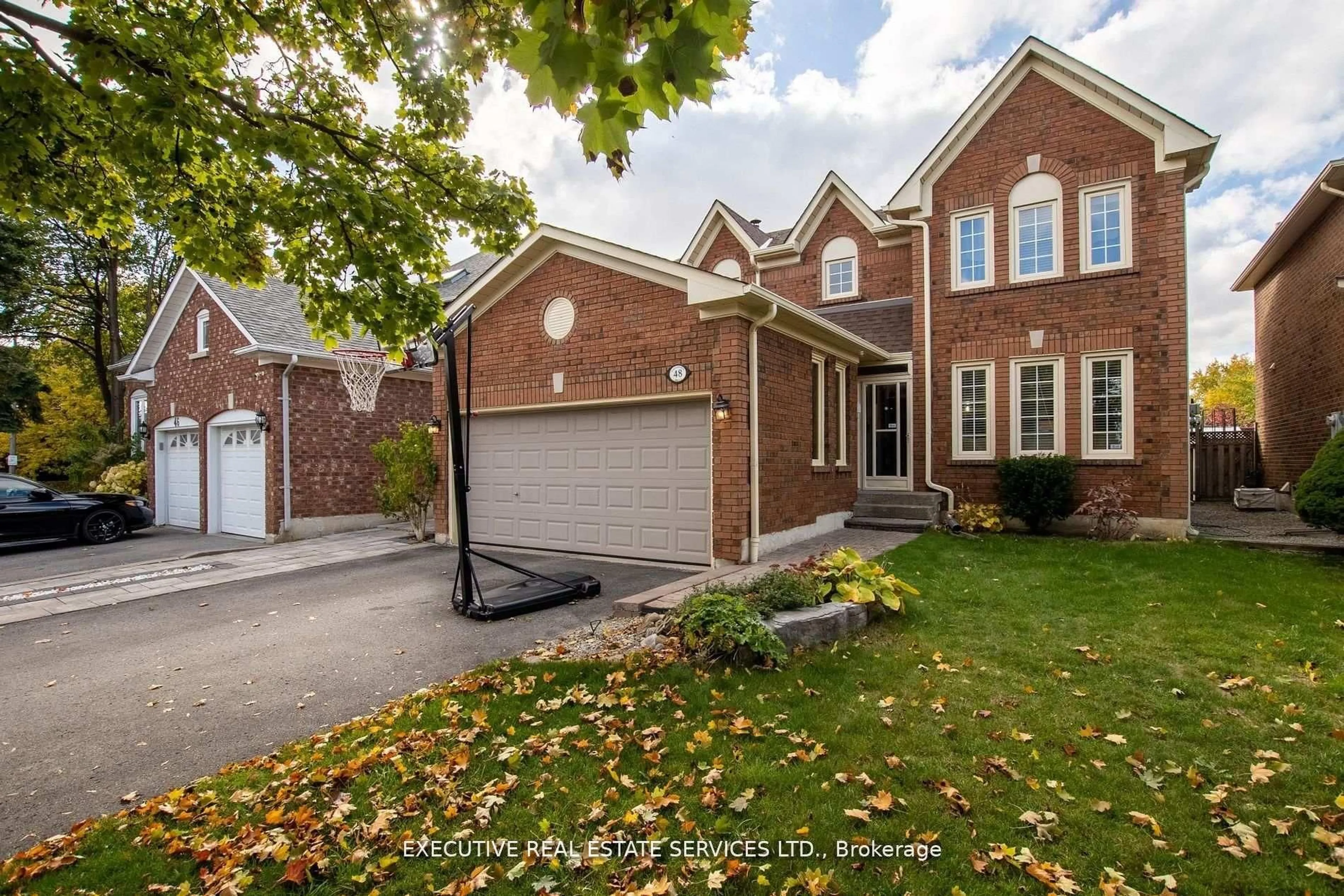 Home with brick exterior material, street for 48 Eagleridge Dr, Brampton Ontario L6R 1E9
