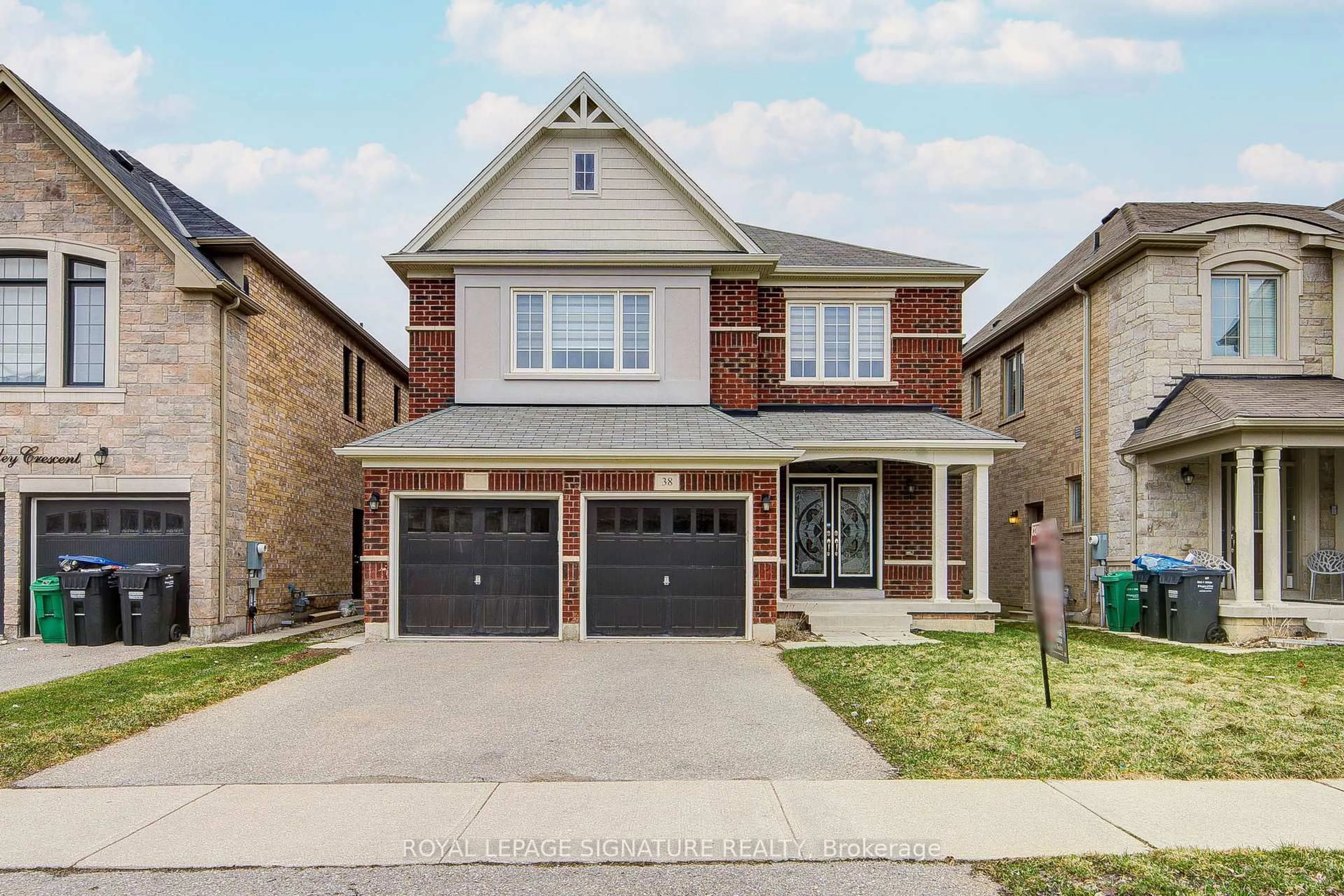 Home with brick exterior material, street for 38 Elwin Rd, Brampton Ontario L6X 5K3