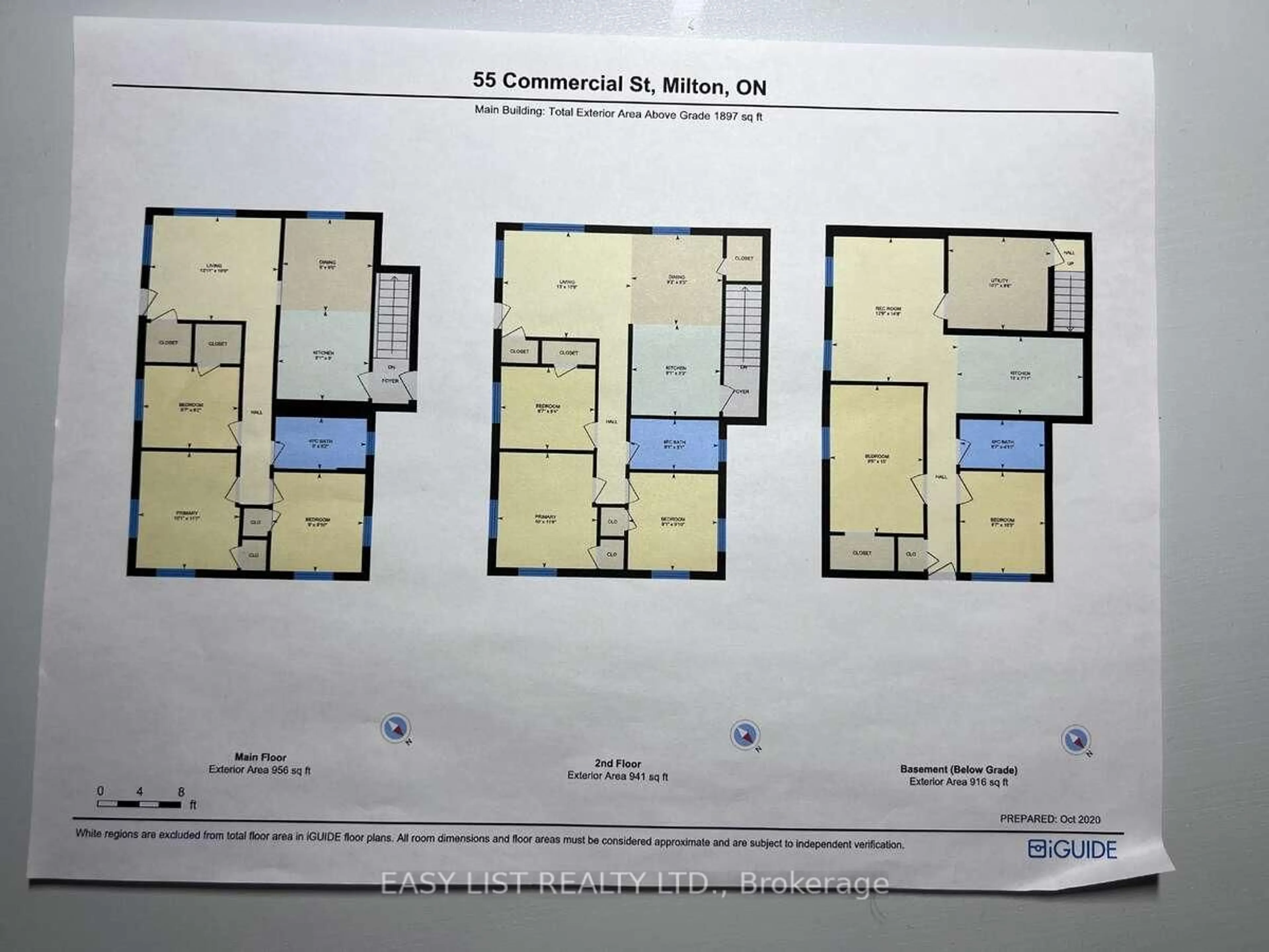 Floor plan for 55 Commercial St, Milton Ontario L9T 2H6
