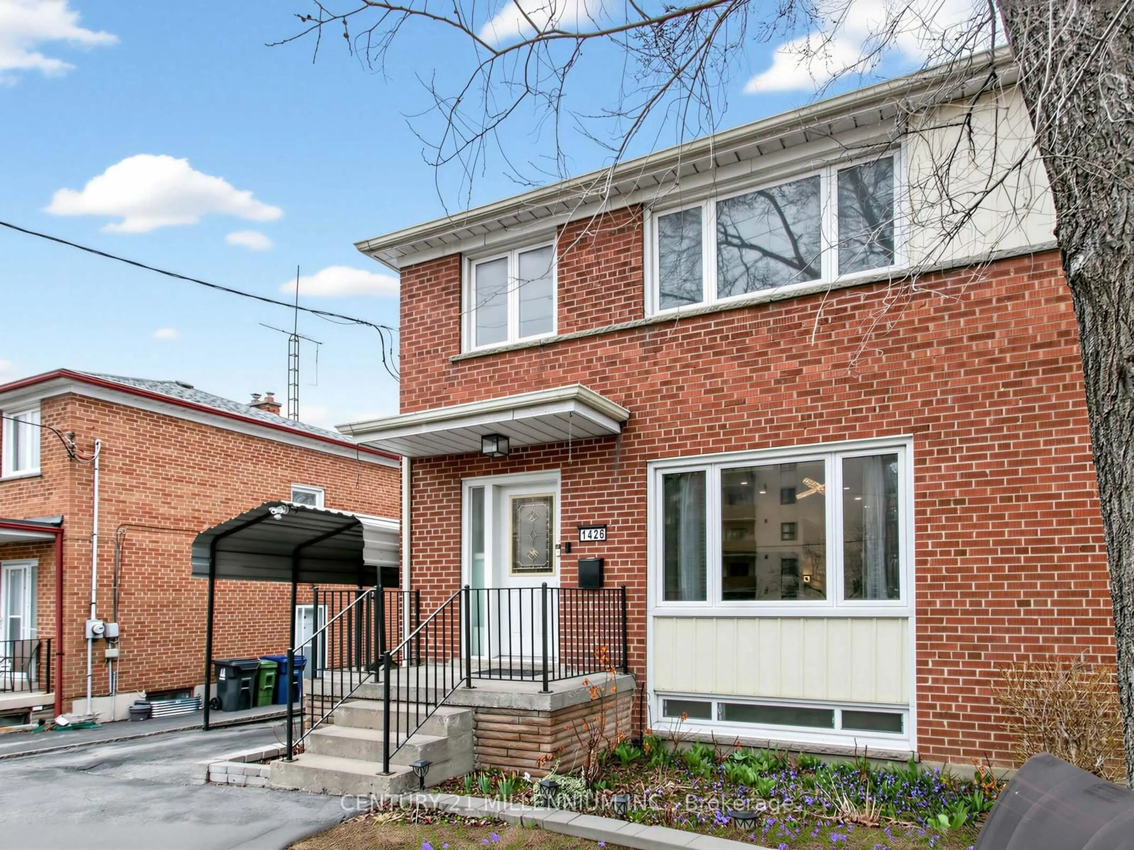 Home with brick exterior material, street for 1426 Wilson Ave, Toronto Ontario M3M 1J7