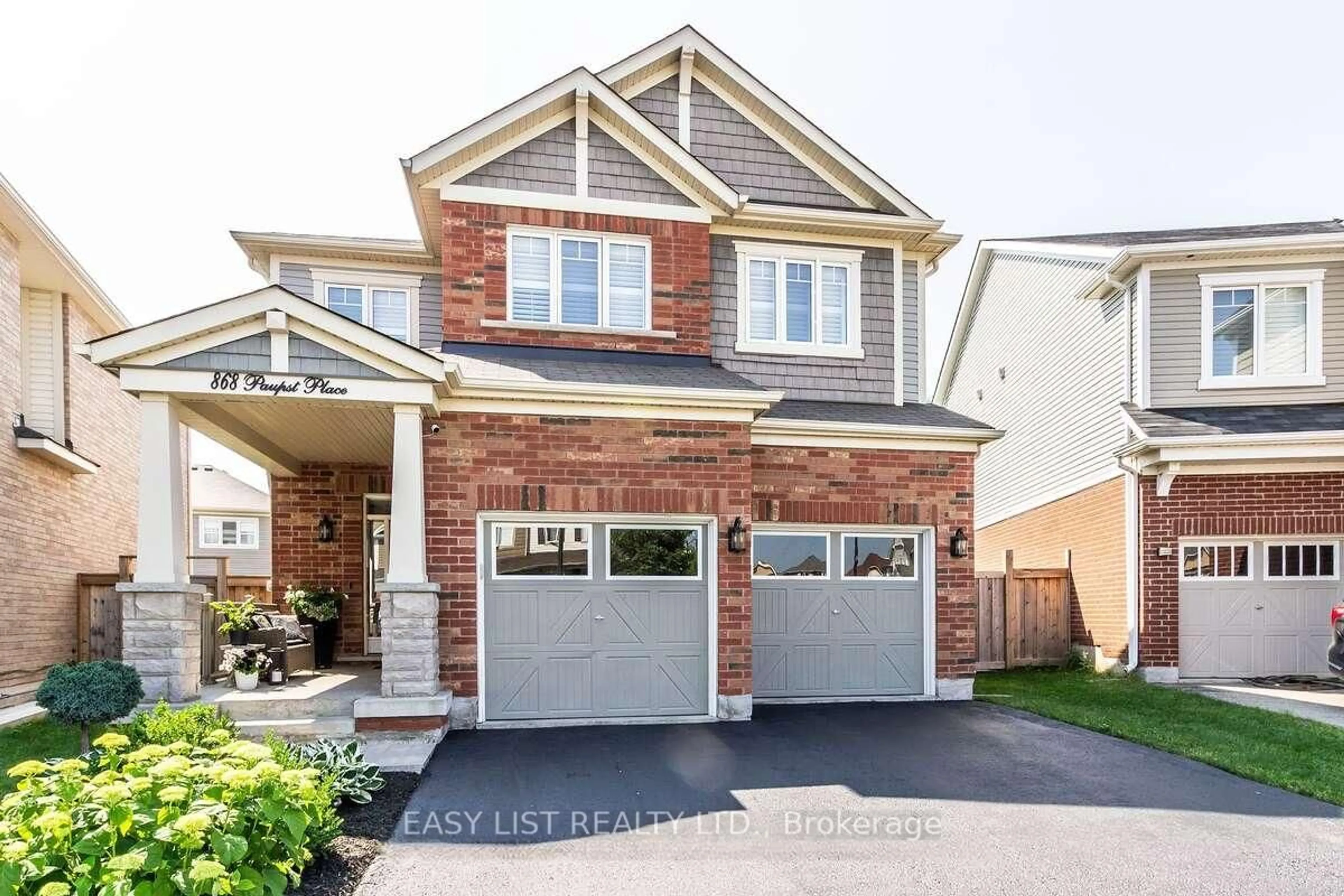 Home with brick exterior material, street for 868 Paupst Pl, Milton Ontario L9T 8S4