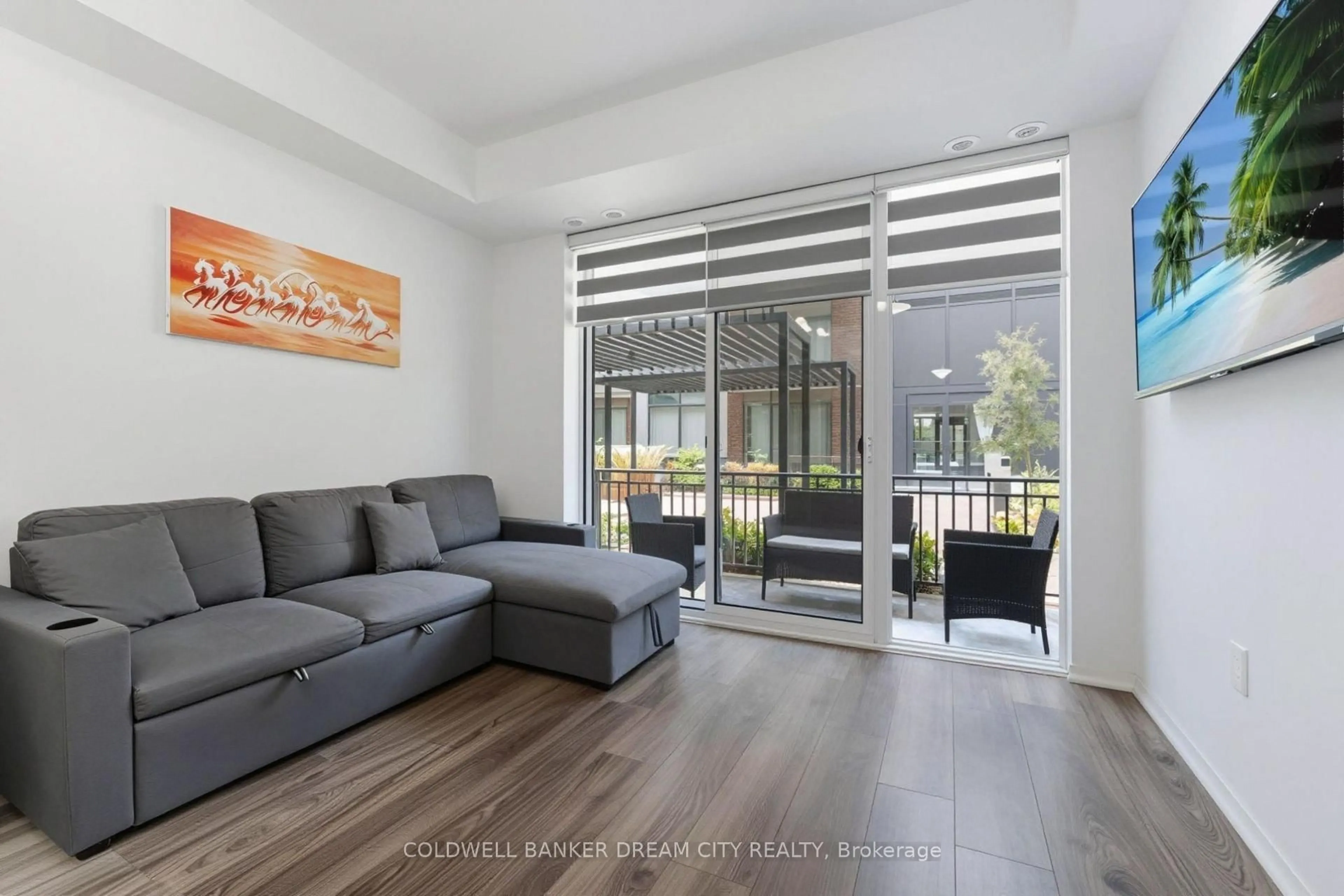 Living room with furniture, unknown for 95 Attmar Dr #113, Brampton Ontario L6P 0Y6