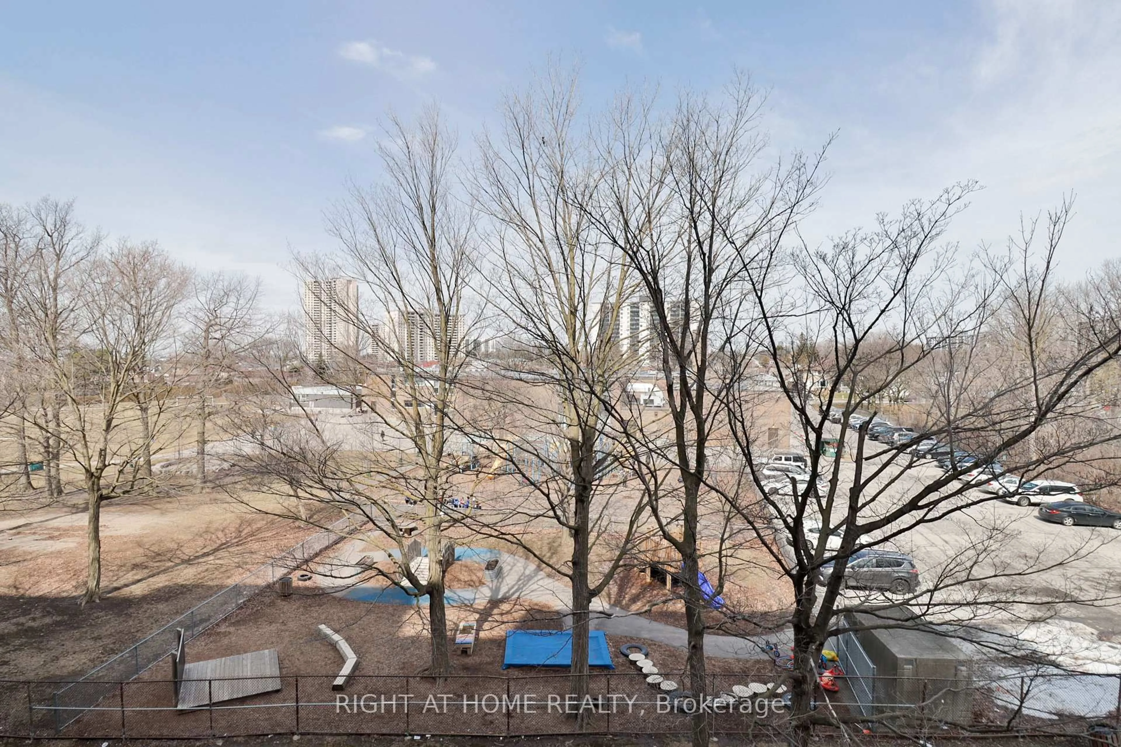 A pic from outside/outdoor area/front of a property/back of a property/a pic from drone, water/lake/river/ocean view for 15 London Green Crt #509, Toronto Ontario M3N 1K4