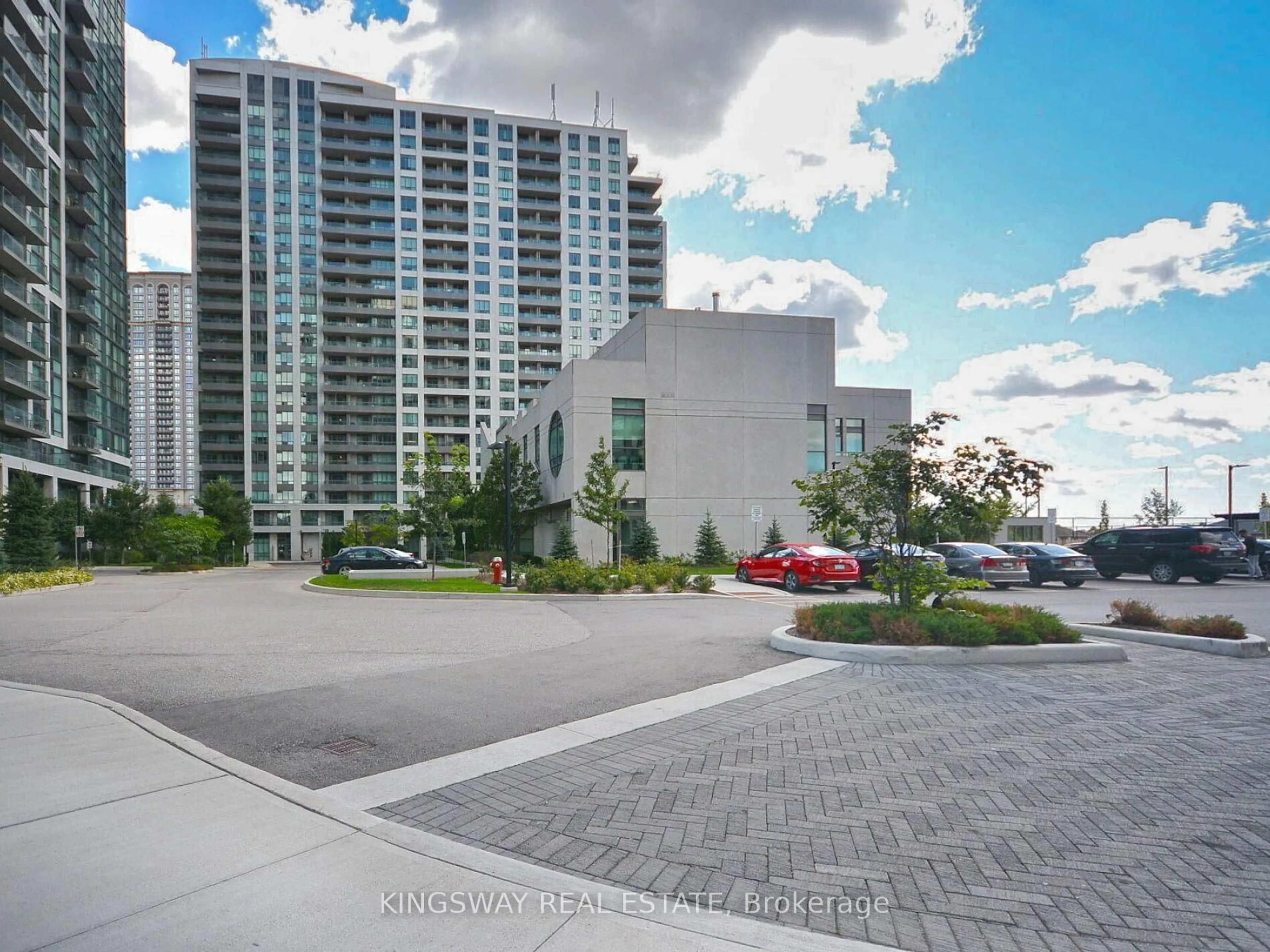 A pic from outside/outdoor area/front of a property/back of a property/a pic from drone, unknown for 349 Rathburn Rd #Ph 111, Mississauga Ontario L5B 0G9