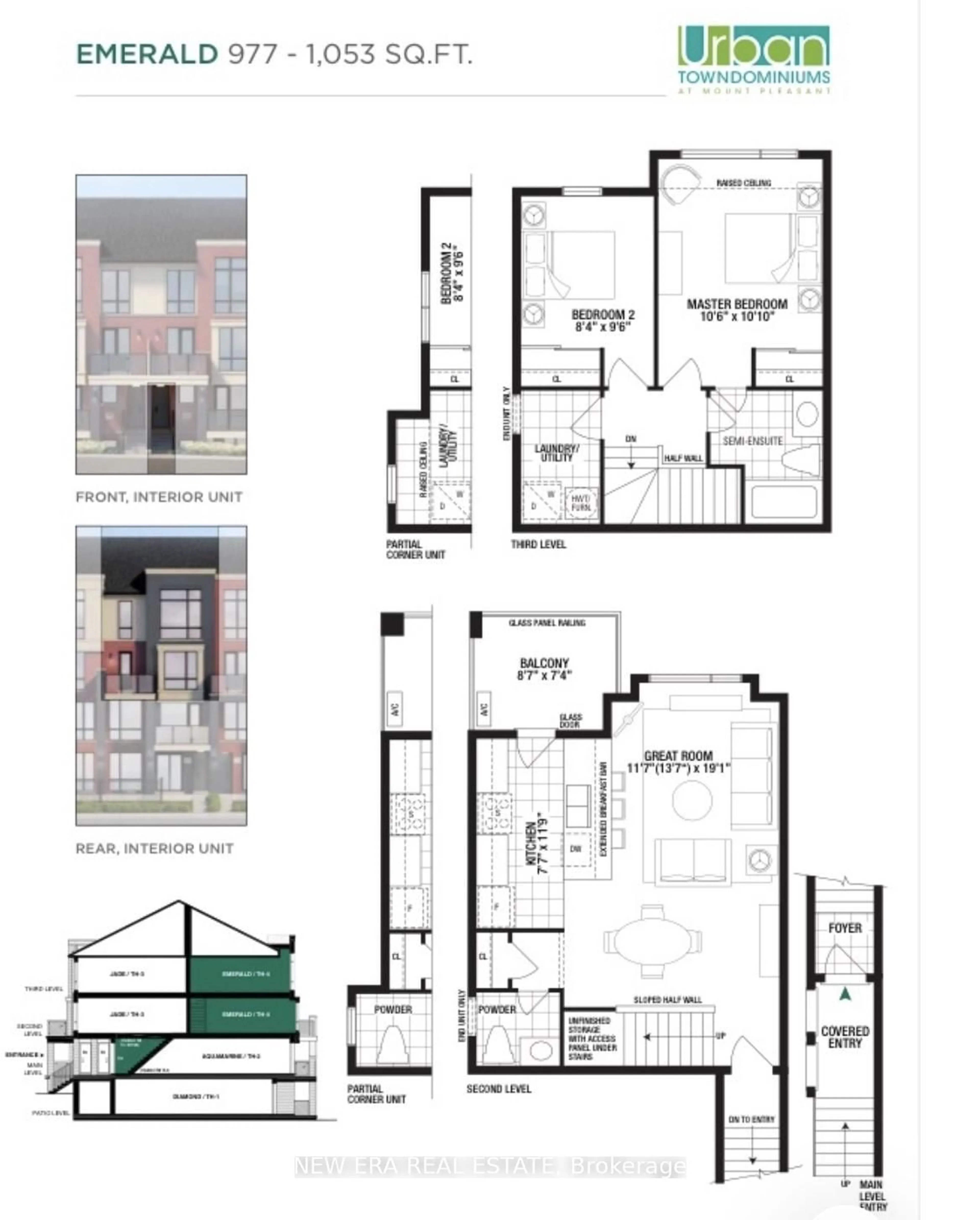 Floor plan for 100 Dufay Rd #12, Brampton Ontario L7A 4S3