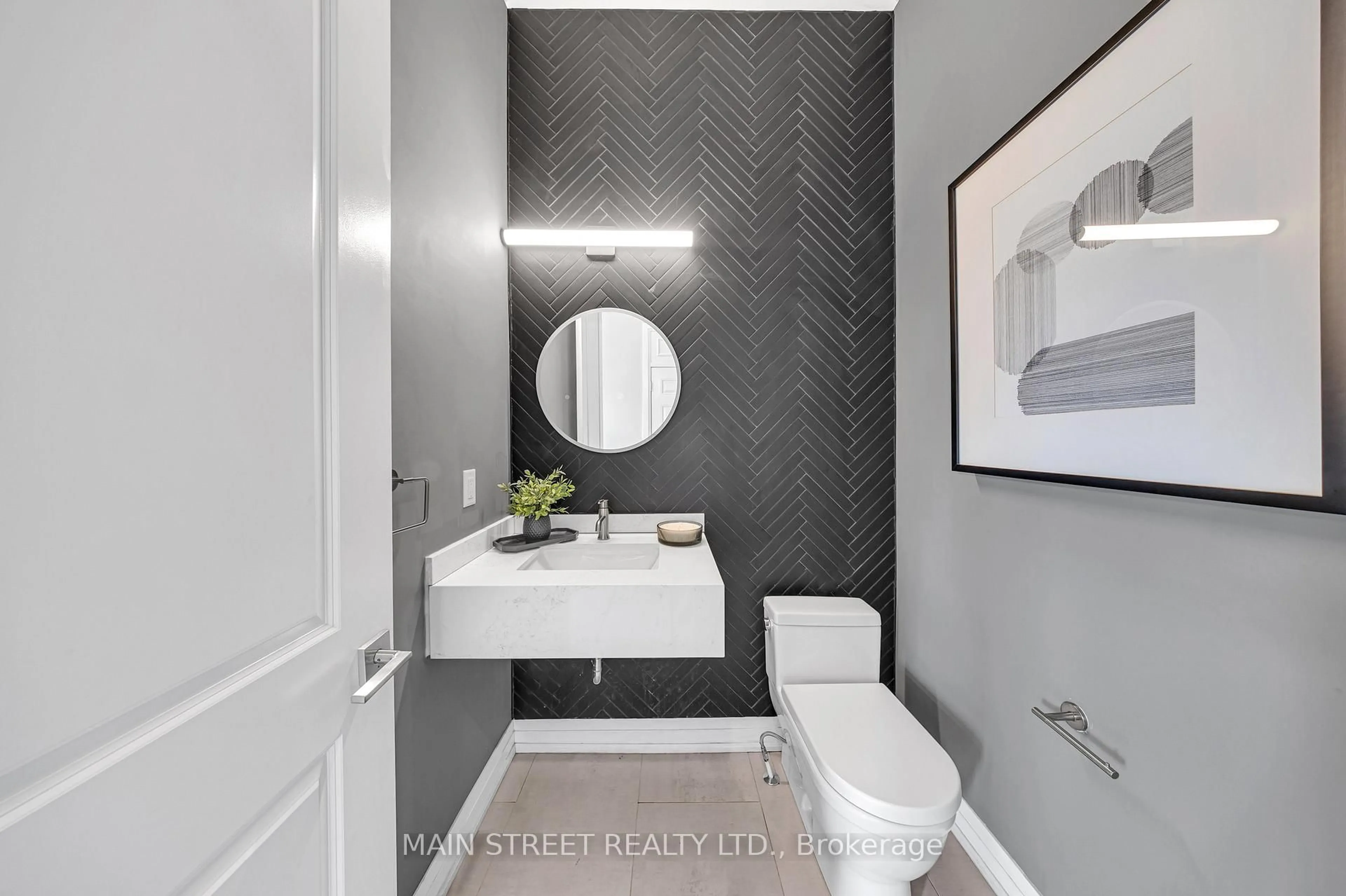 Contemporary bathroom, ceramic/tile floor for 6 Vaudeville Dr, Toronto Ontario M8W 0B5