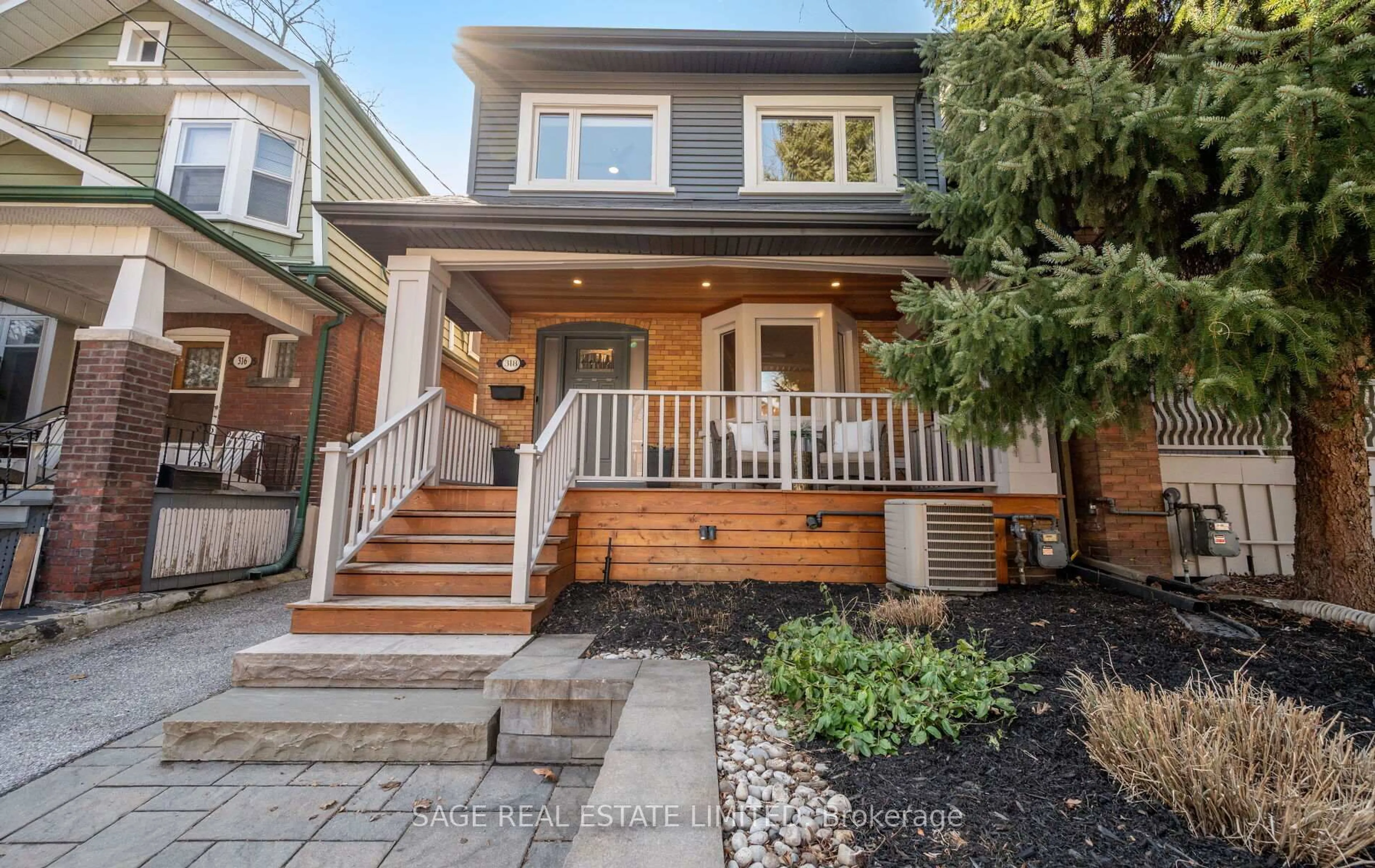 Home with brick exterior material, street for 318 Durie St, Toronto Ontario M6S 3G3