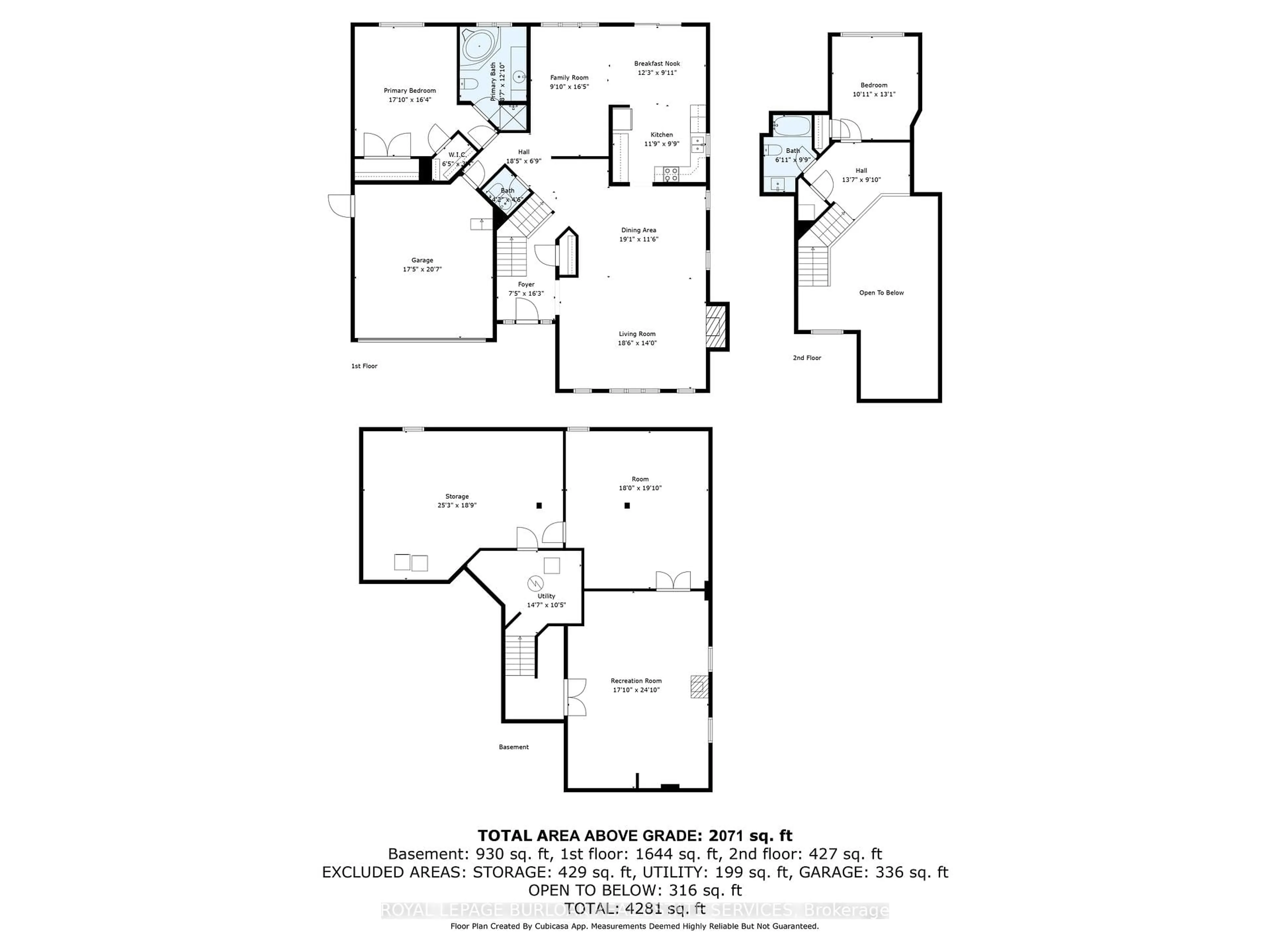 Floor plan for 1150 Skyview Dr #18, Burlington Ontario L7P 4X5