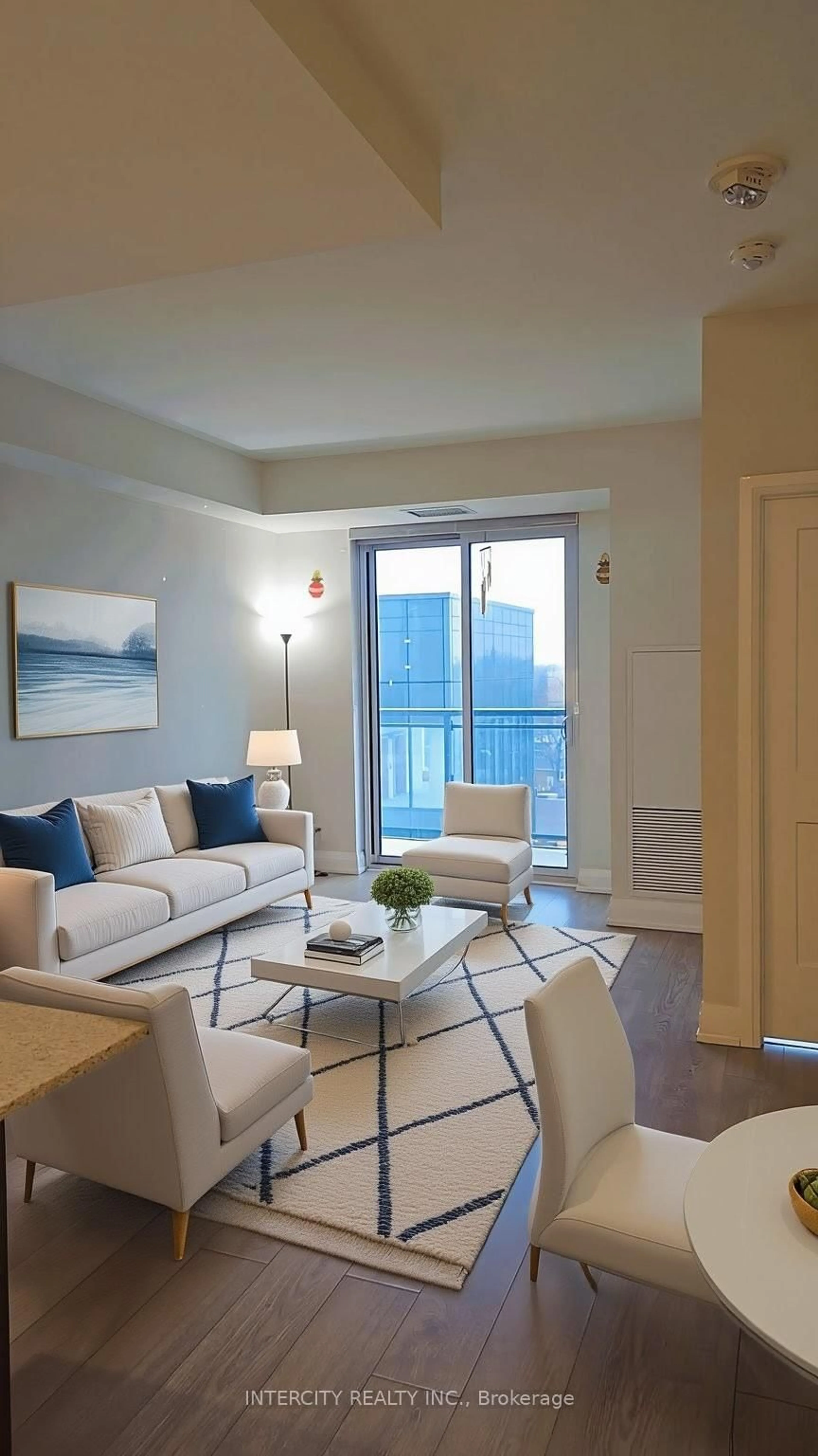 Living room with furniture, unknown for 15 Lynch St #601, Brampton Ontario L6W 0C7