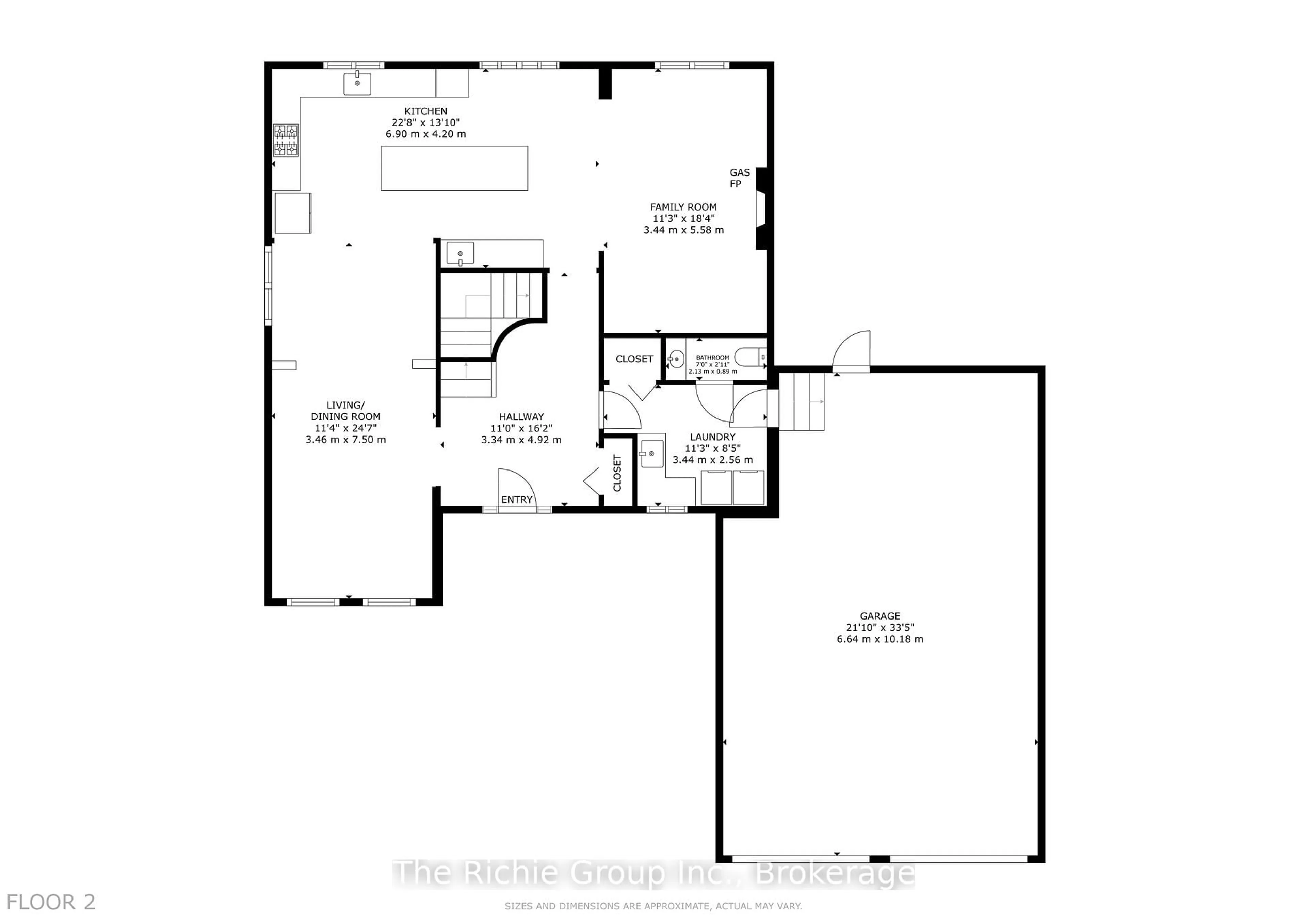 Floor plan for 75 Marilyn St, Caledon Ontario L7C 1H7