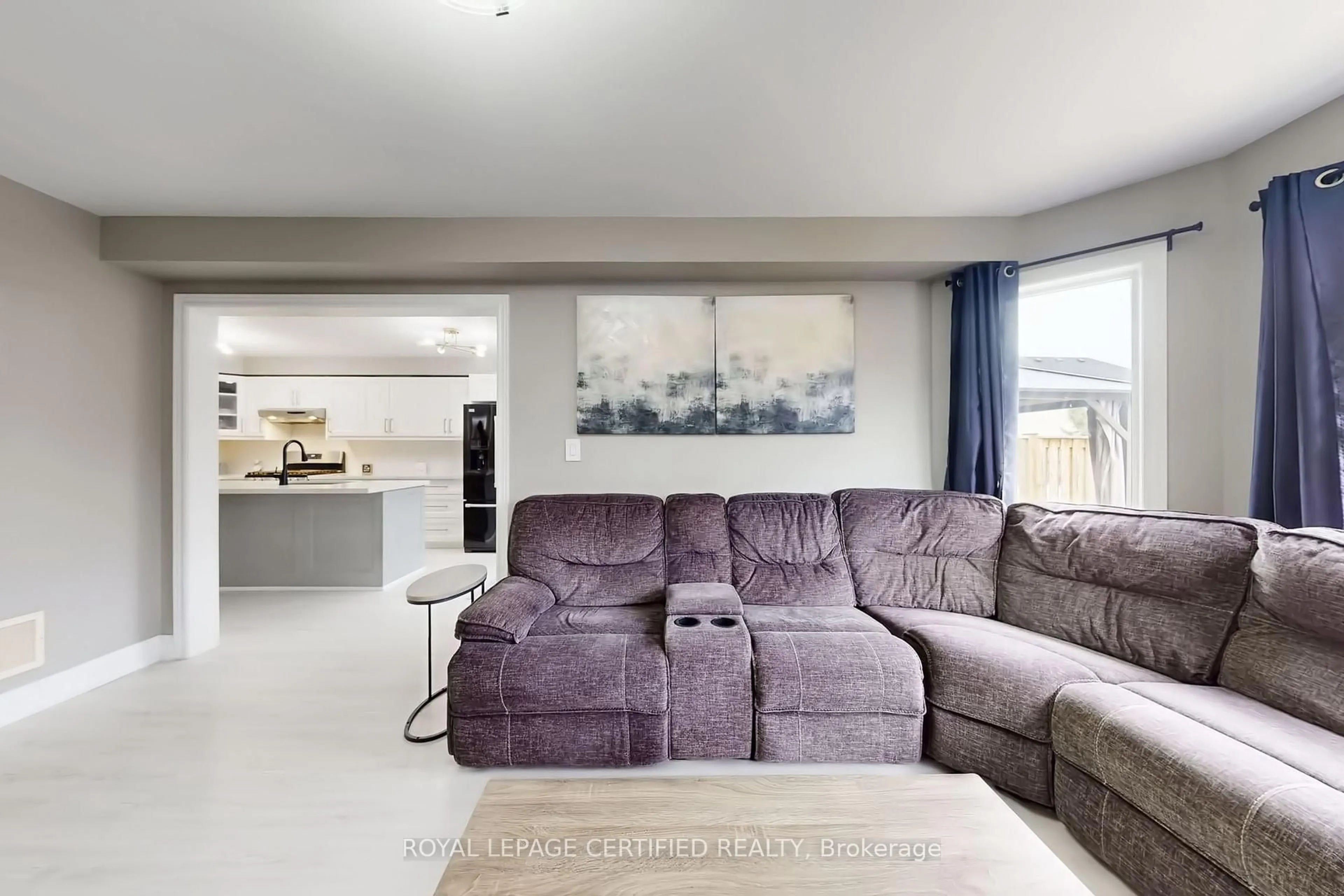 Living room with furniture, unknown for 57 Humbershed Cres, Caledon Ontario L7E 2X4