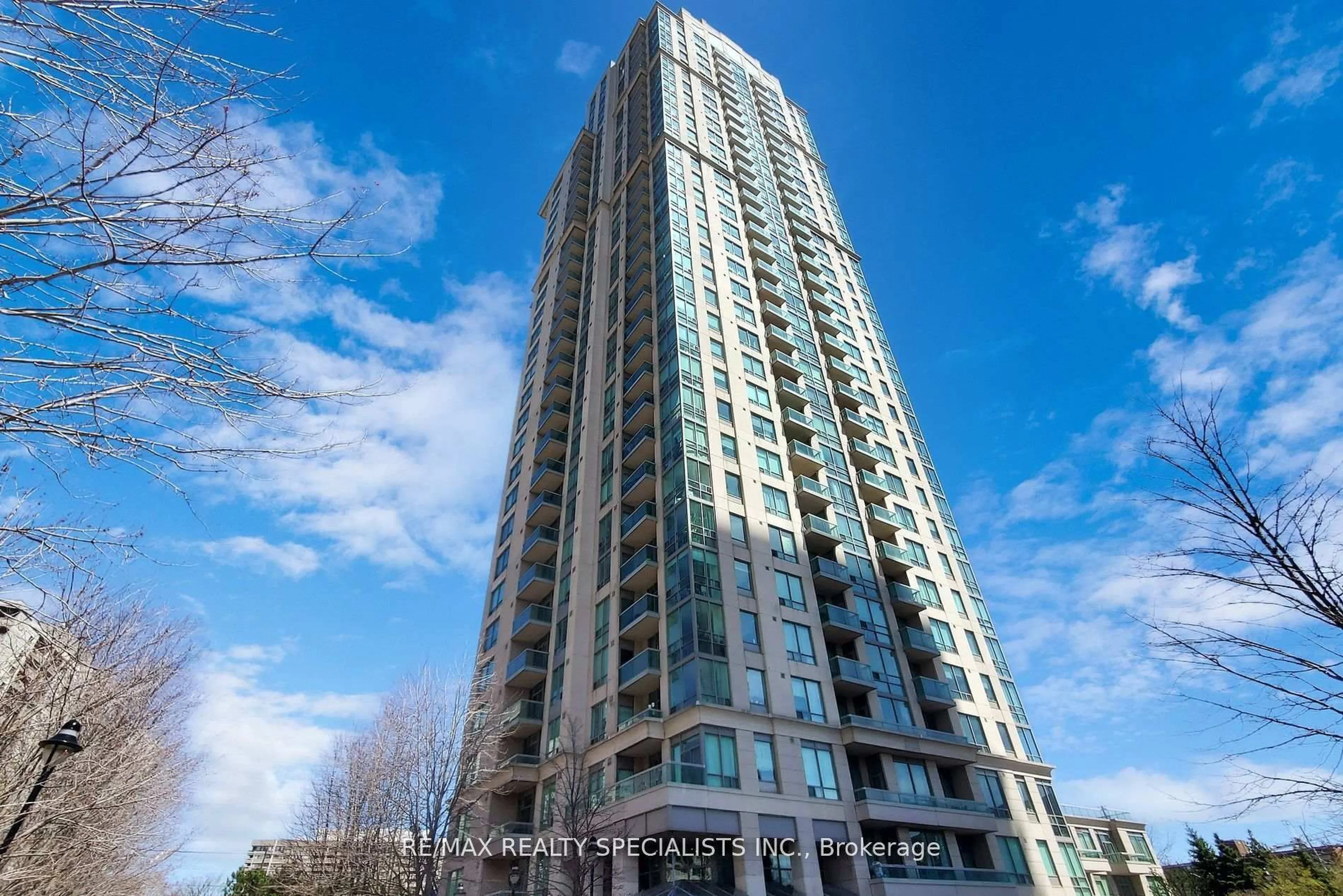 A pic from outside/outdoor area/front of a property/back of a property/a pic from drone, building for 3504 Hurontario St #307, Mississauga Ontario L5B 0B9