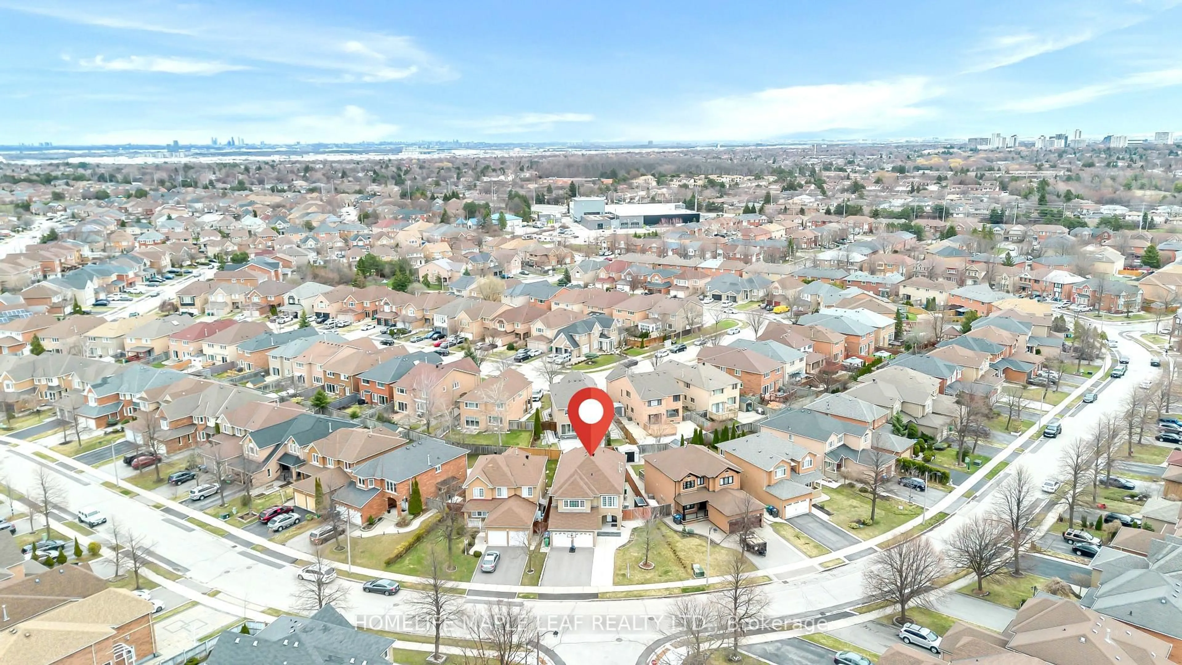A pic from outside/outdoor area/front of a property/back of a property/a pic from drone, unknown for 87 Softneedle Ave, Brampton Ontario L6R 1L2