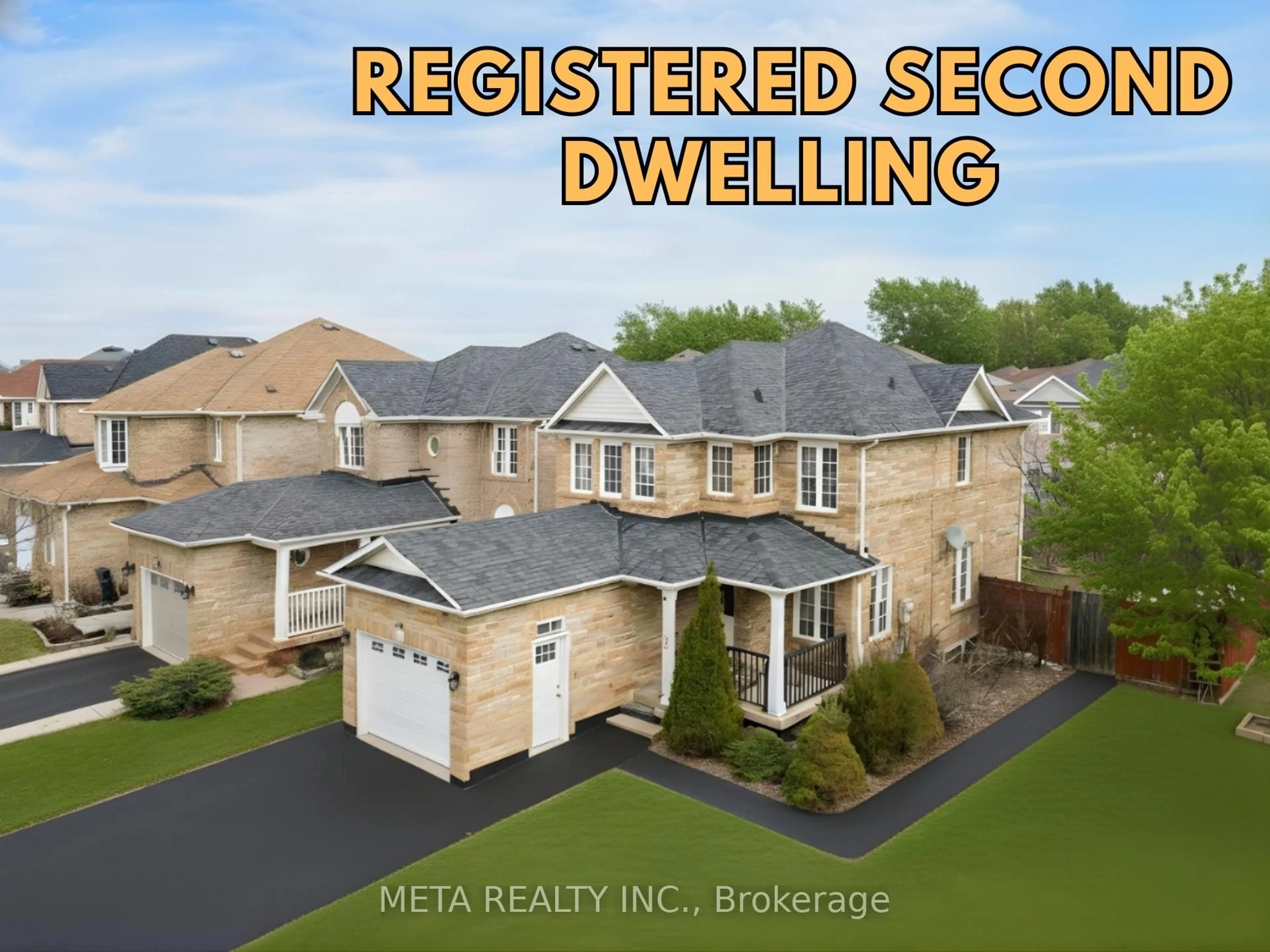 A pic from outside/outdoor area/front of a property/back of a property/a pic from drone, building for 59 Brunswick St, Brampton Ontario L6X 4Y4