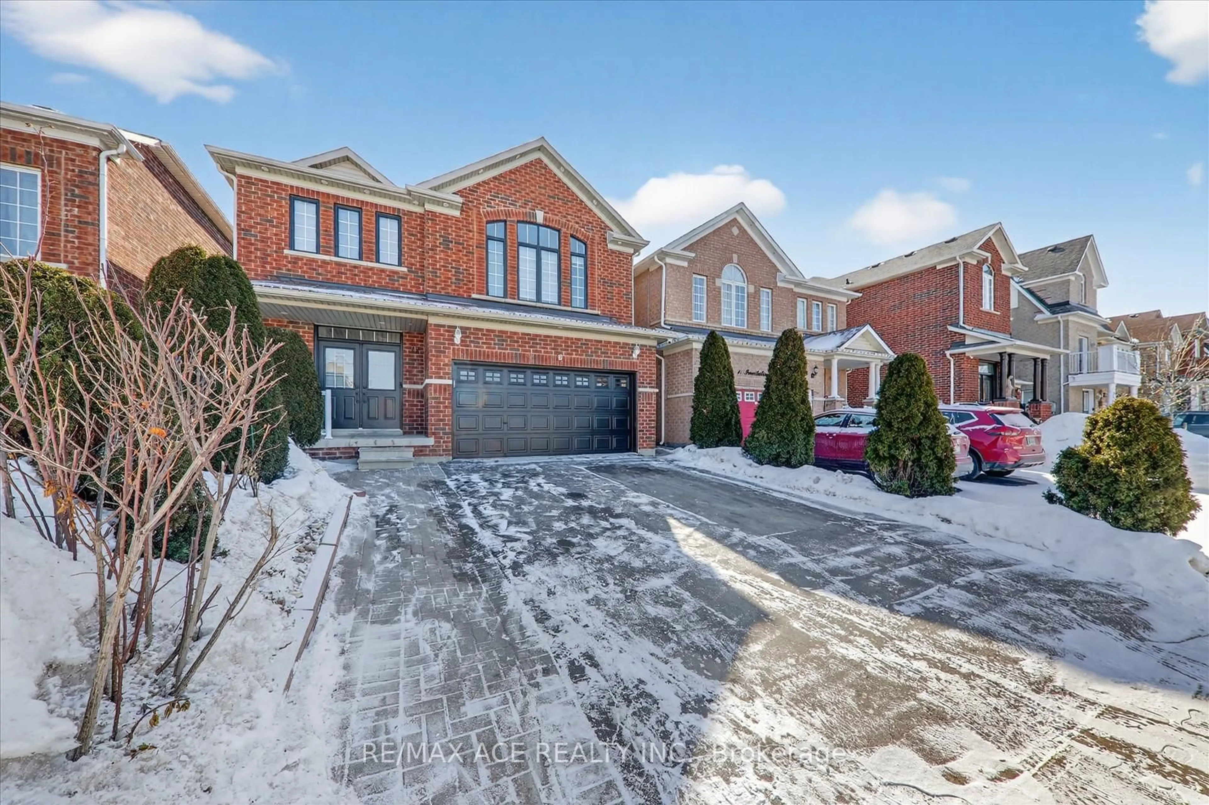 Home with brick exterior material, street for 9 Invitational Rd, Brampton Ontario L6P 2H1